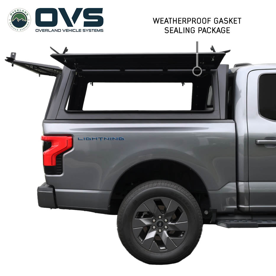 Overland Vehicle Systems Expedition PRO truck cap for 2021-2027 Ford F-150 - view 9