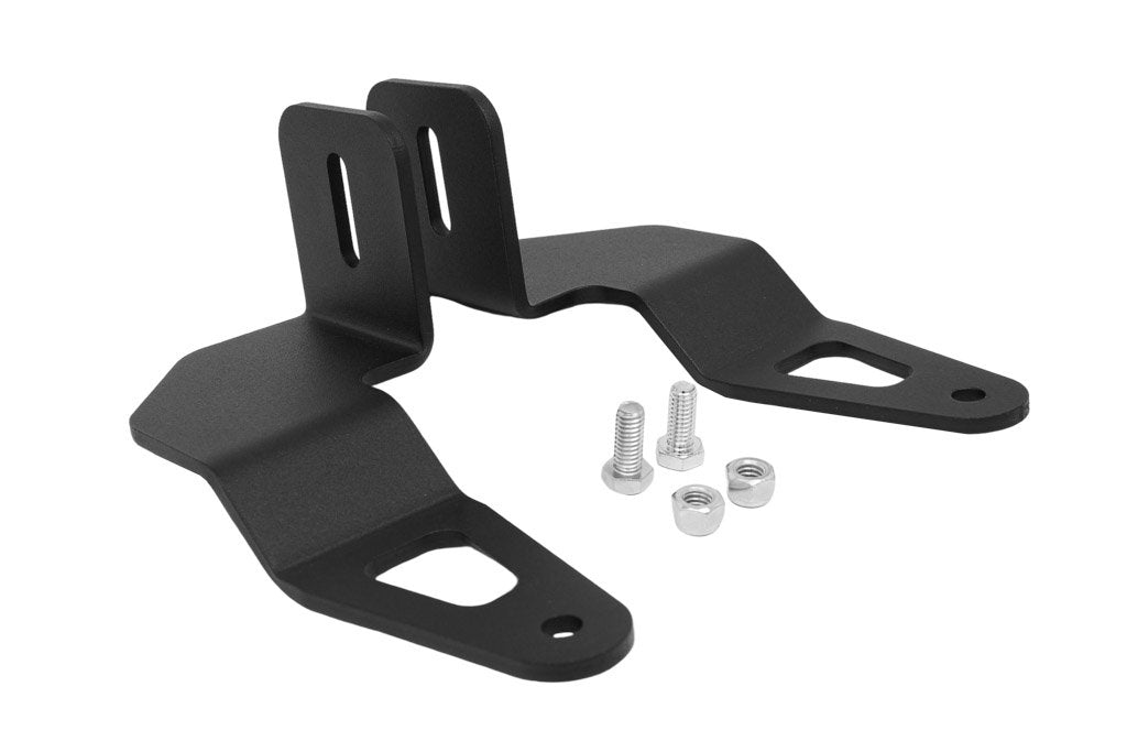 Slimline roof rack LED light bar mounting brackets with bolts and nuts