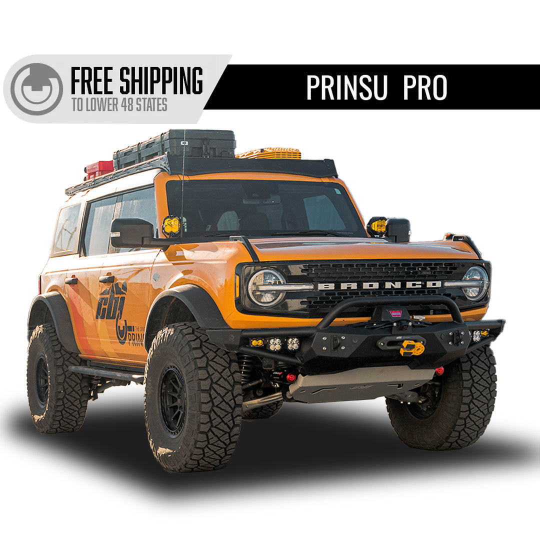 Prinsu Design Studio Pro roof rack for Ford Bronco 4-Door Hardtop 2021-2026