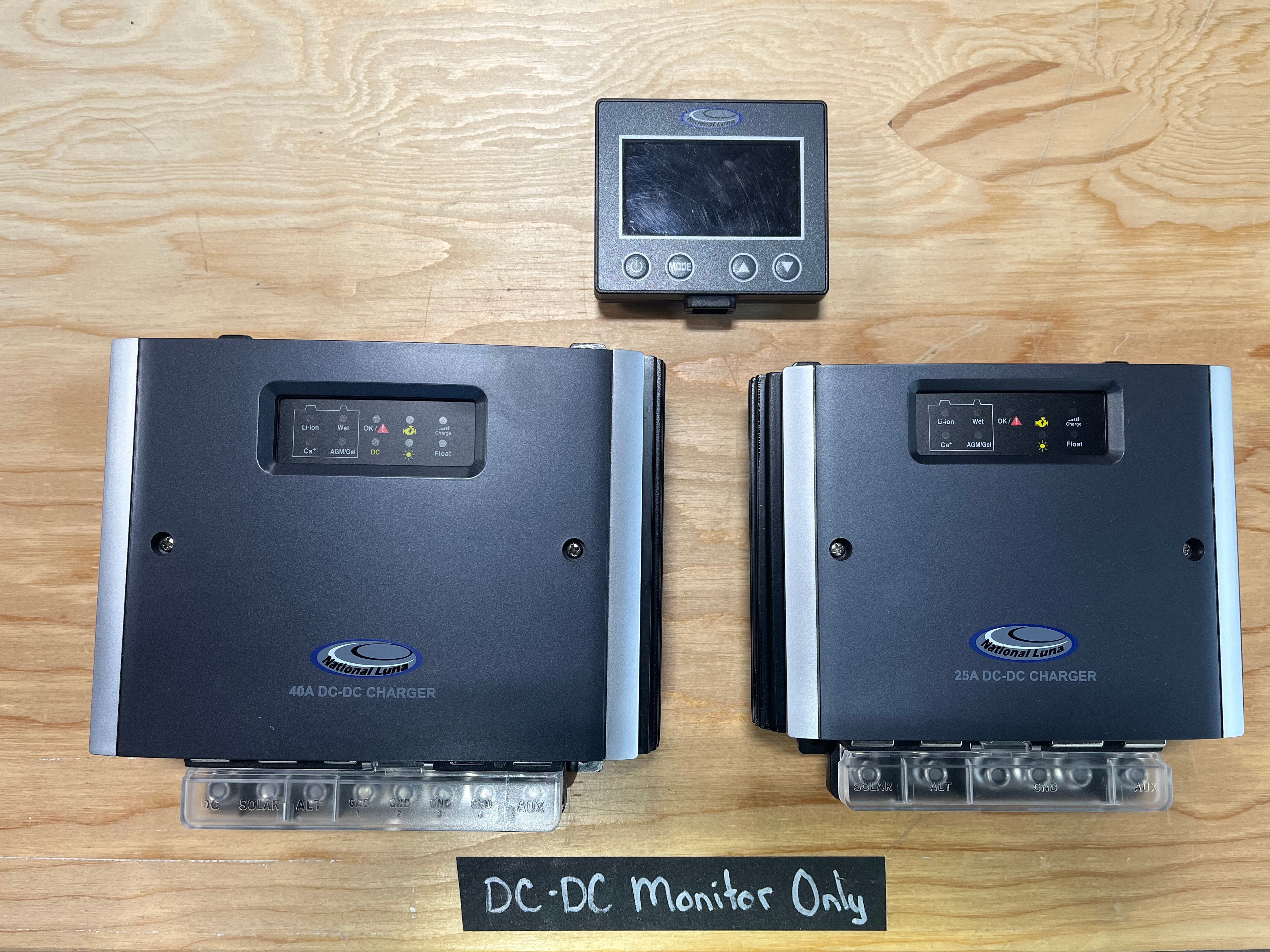 Cargador de batería dual Equipt NLDC-M2 con monitor remoto