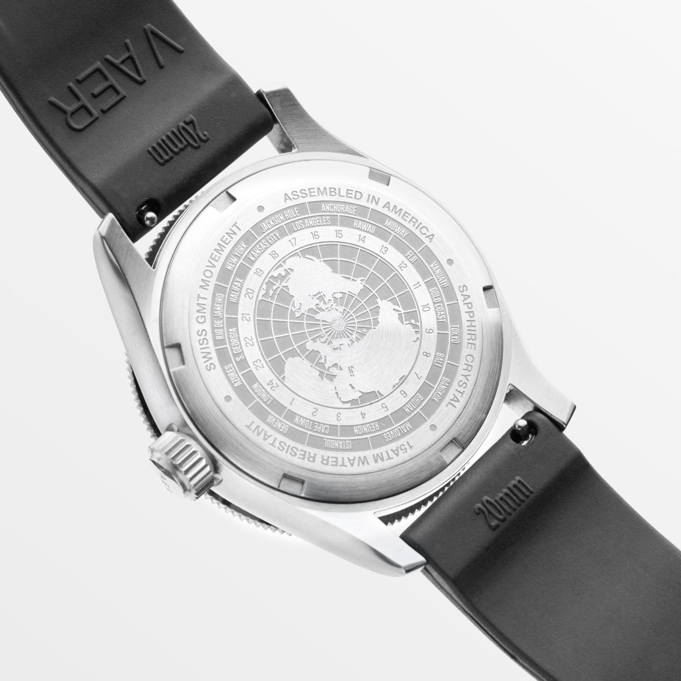 VAER G2 Meridian Green GMT Mens Watch - 39mm USA