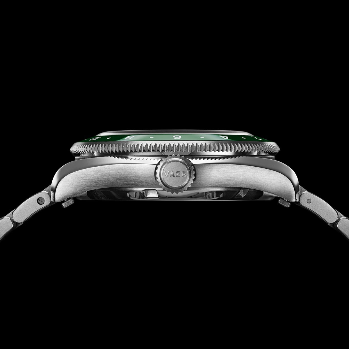 VAER G5 Meridian Green GMT Mens Watch - 39mm USA