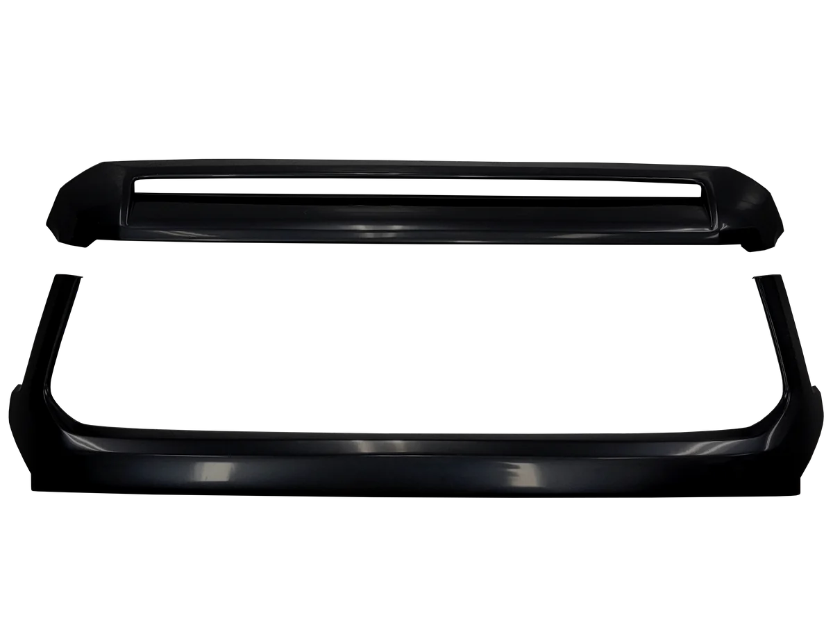 Cali Raised 2014-2021 Toyota Tundra Grille Surround and Hood Bulge Overlay - Chrome Delete Kit