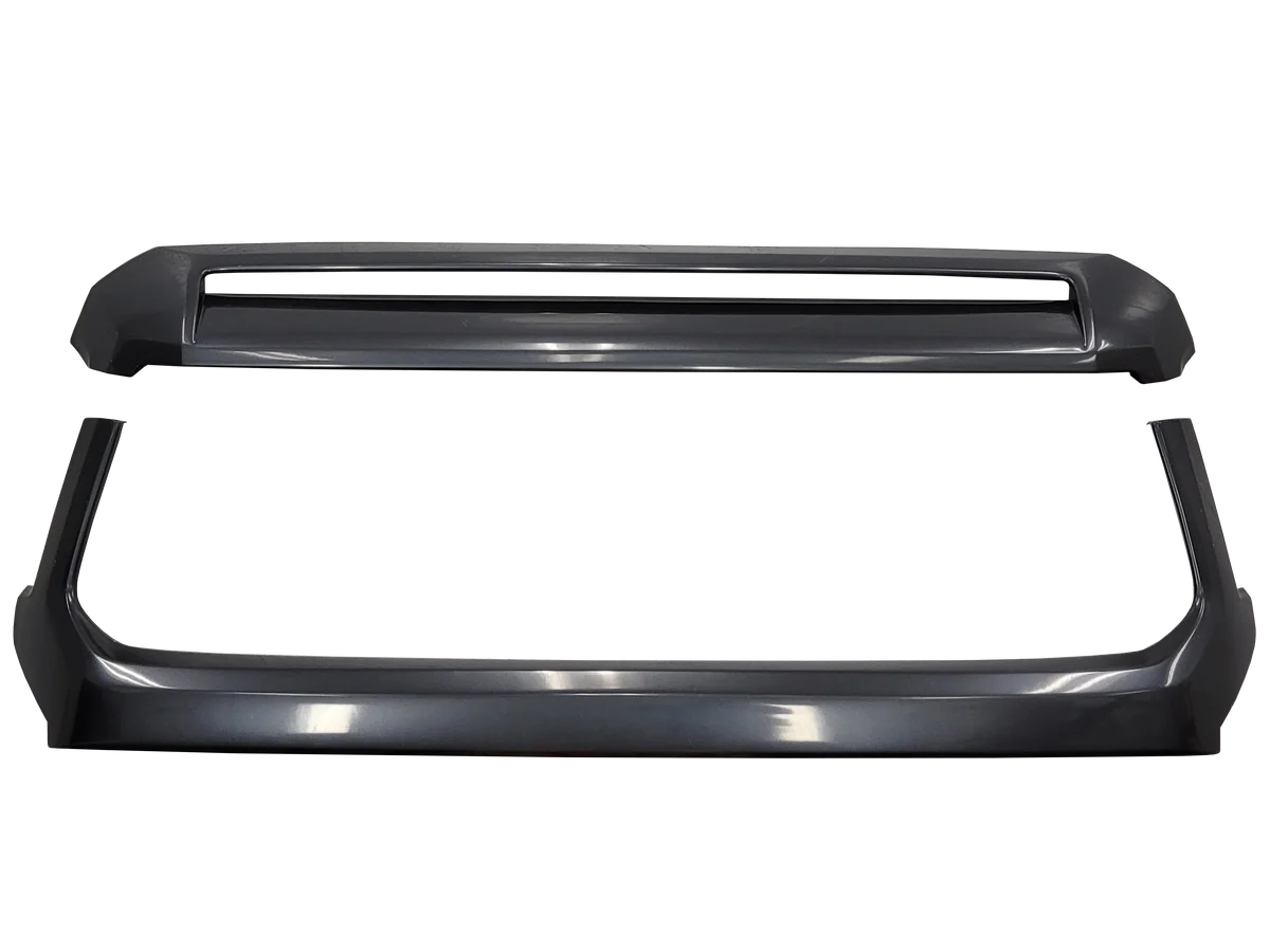 Cali Raised 2014-2021 Toyota Tundra Grille Surround and Hood Bulge Overlay - Chrome Delete Kit