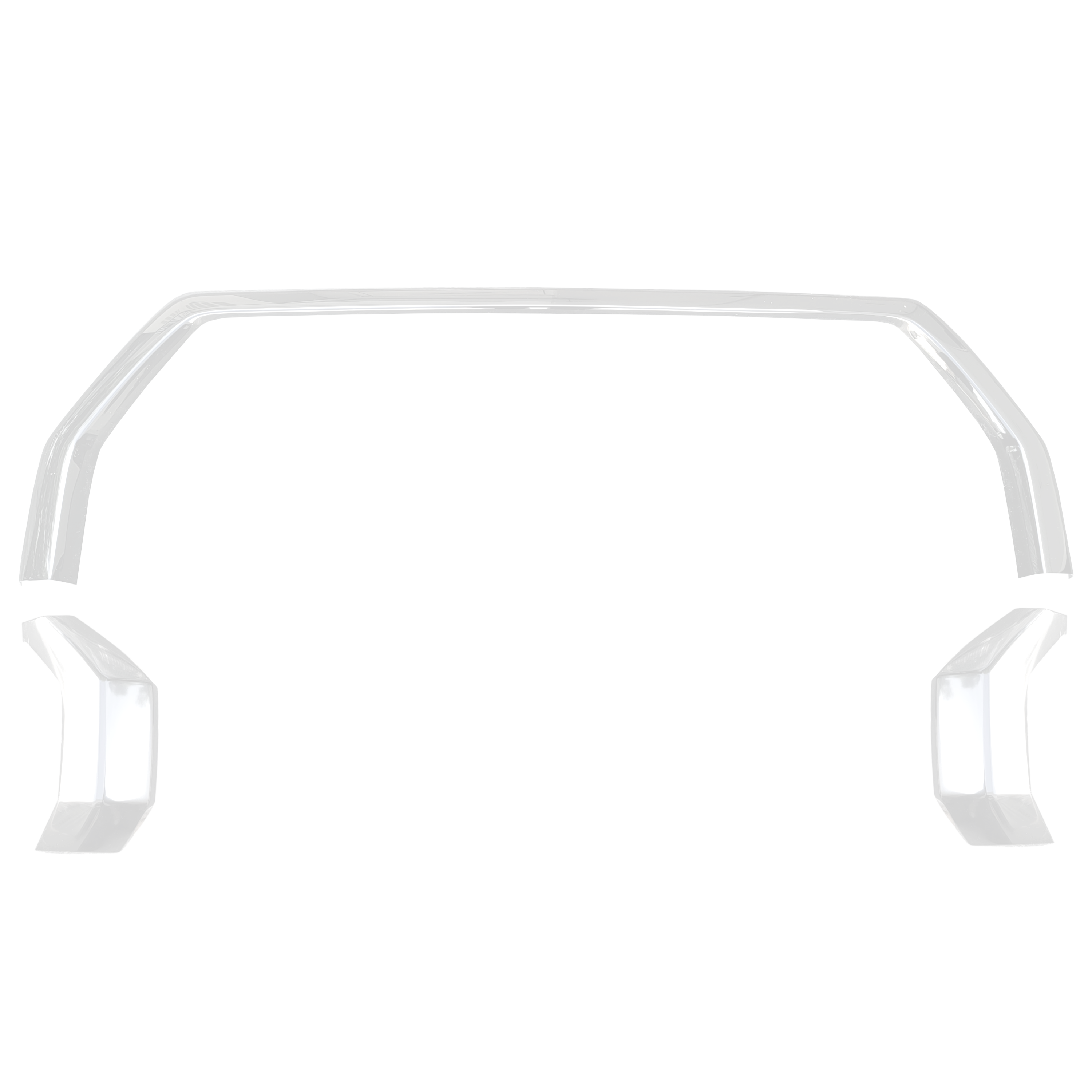 2022+ Toyota Tundra Front Grille Surround BumperShellz - Chrome Delete Kit Ice Cap (040)