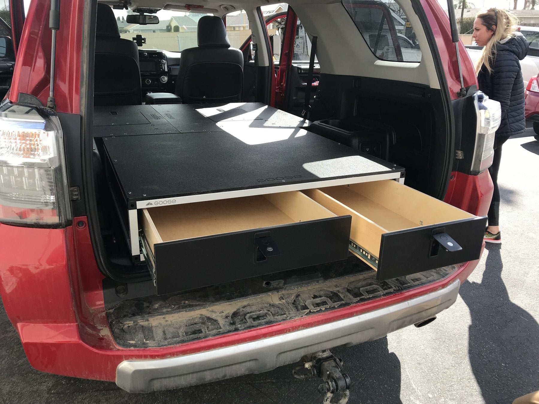 Goose Gear Stealth Sleep and Storage Package with Fitted Top Plate for Toyota 4Runner 2010-2024 5th Gen.