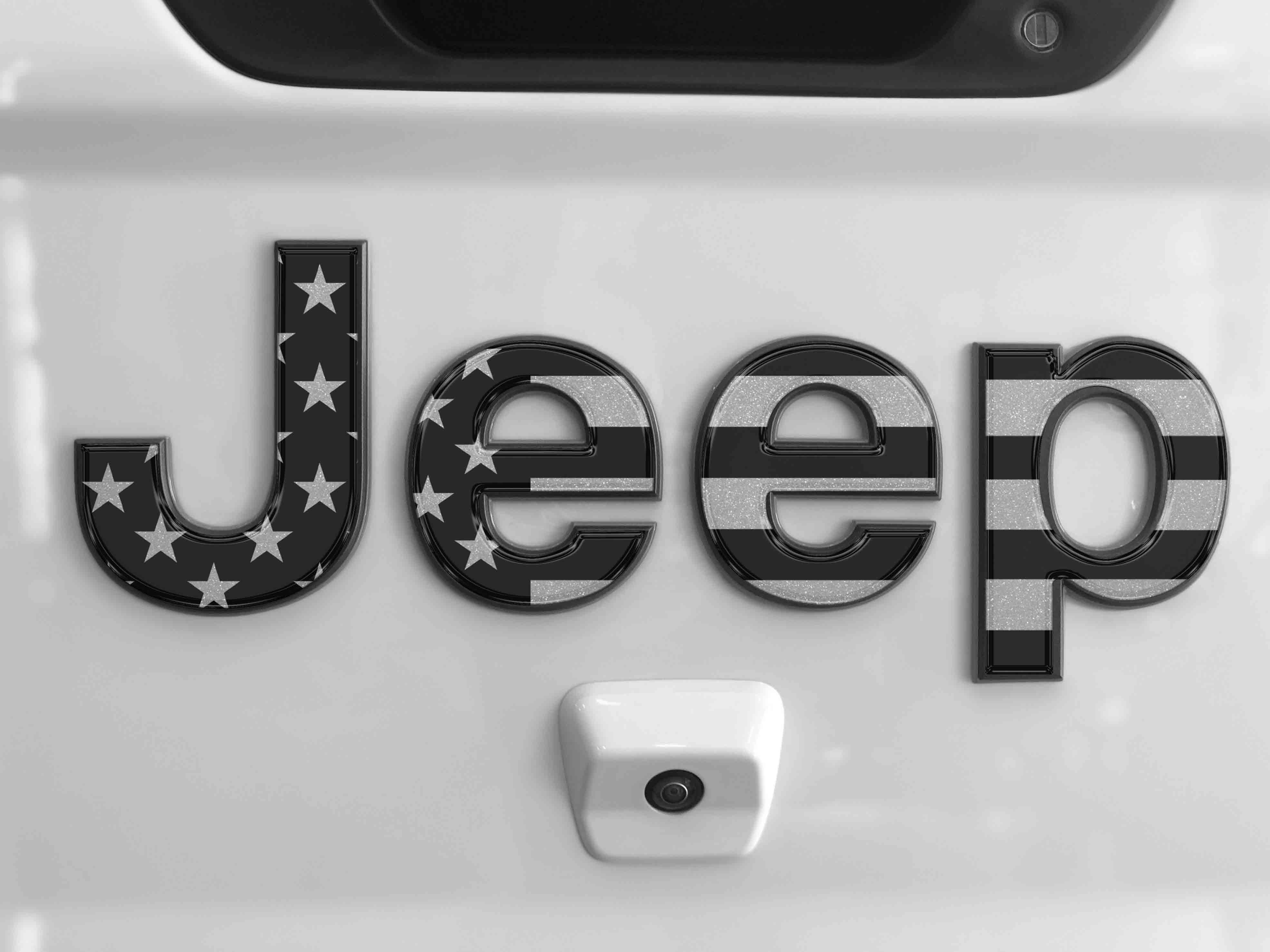 Tailgate Letter Overlays Fits 2019-2026 Jeep Gladiator