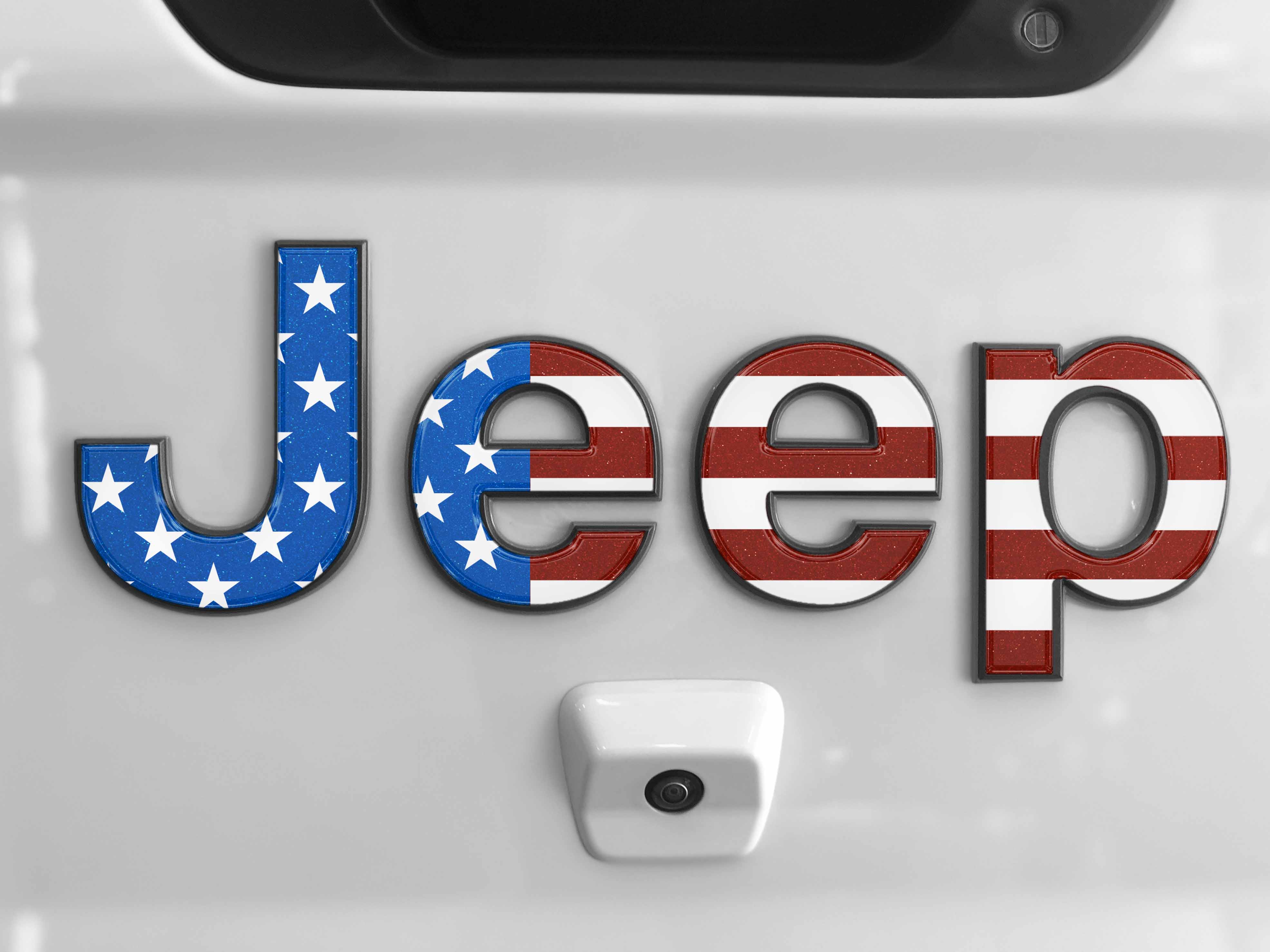 Tailgate Letter Overlays Fits 2019-2026 Jeep Gladiator