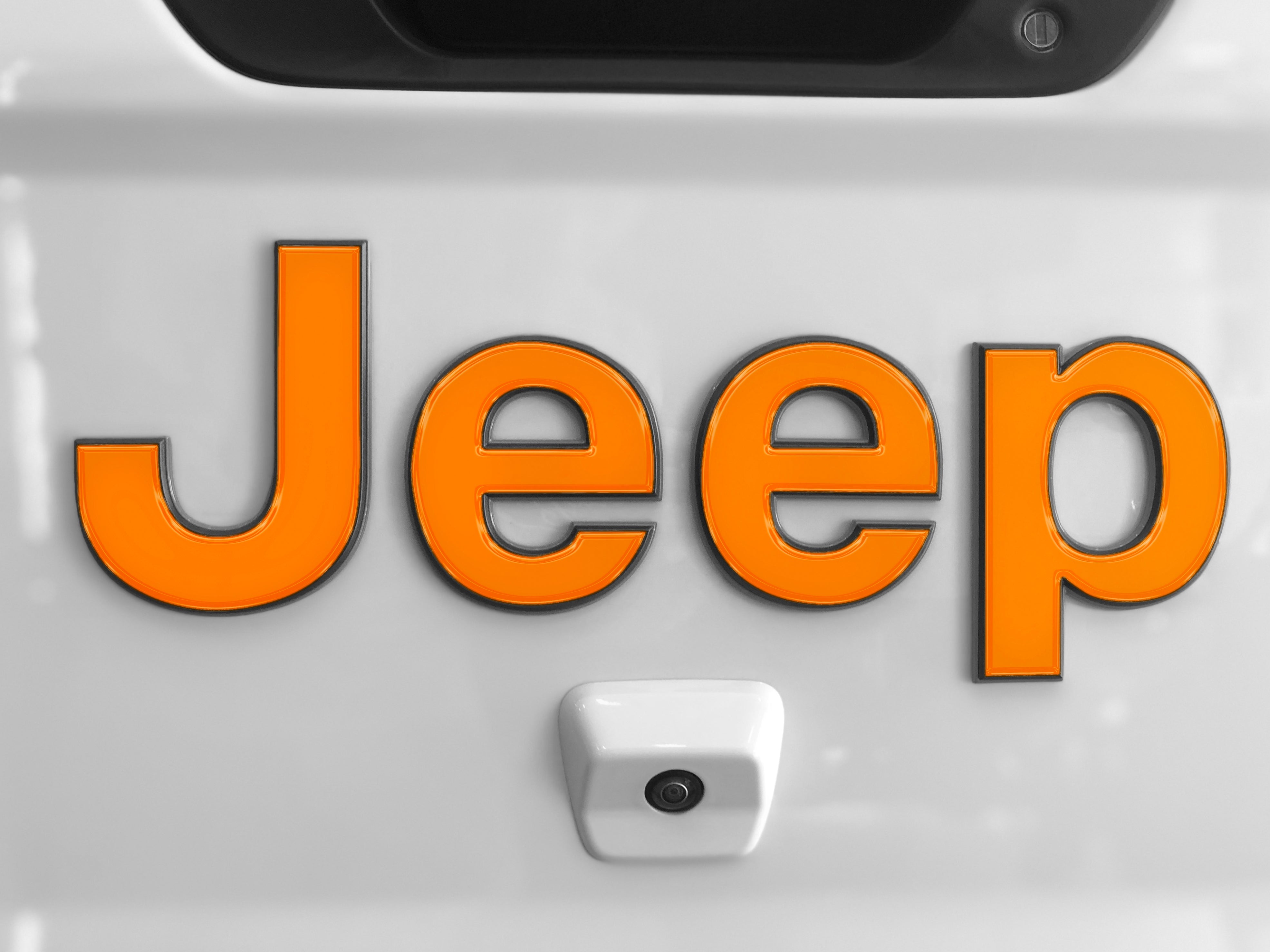Tailgate Letter Overlays Fits 2019-2026 Jeep Gladiator