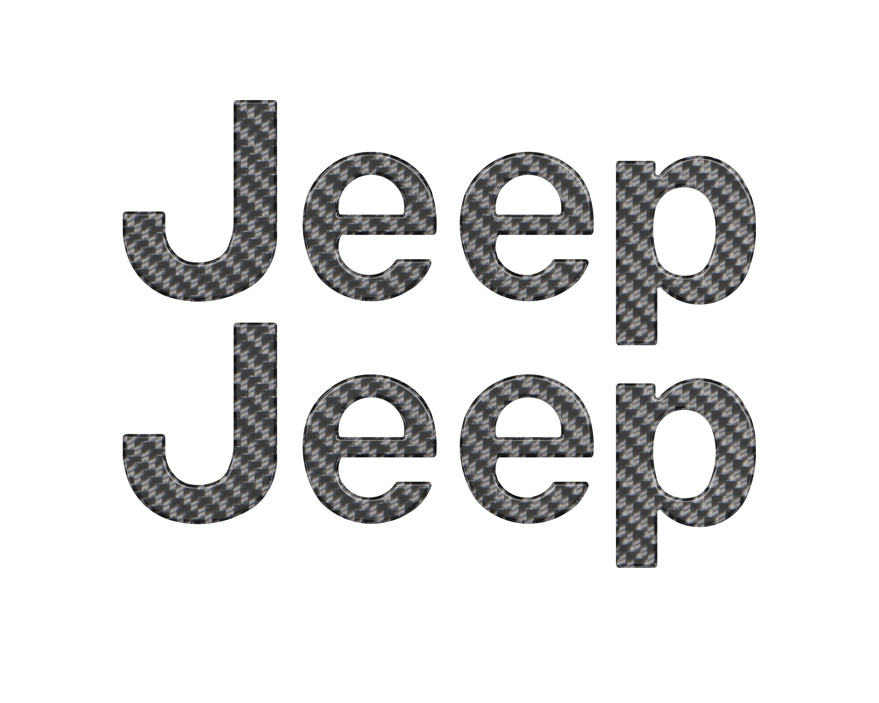 Driver & Passenger Side Emblem Overlays Fits 2019-2026 Jeep Gladiator