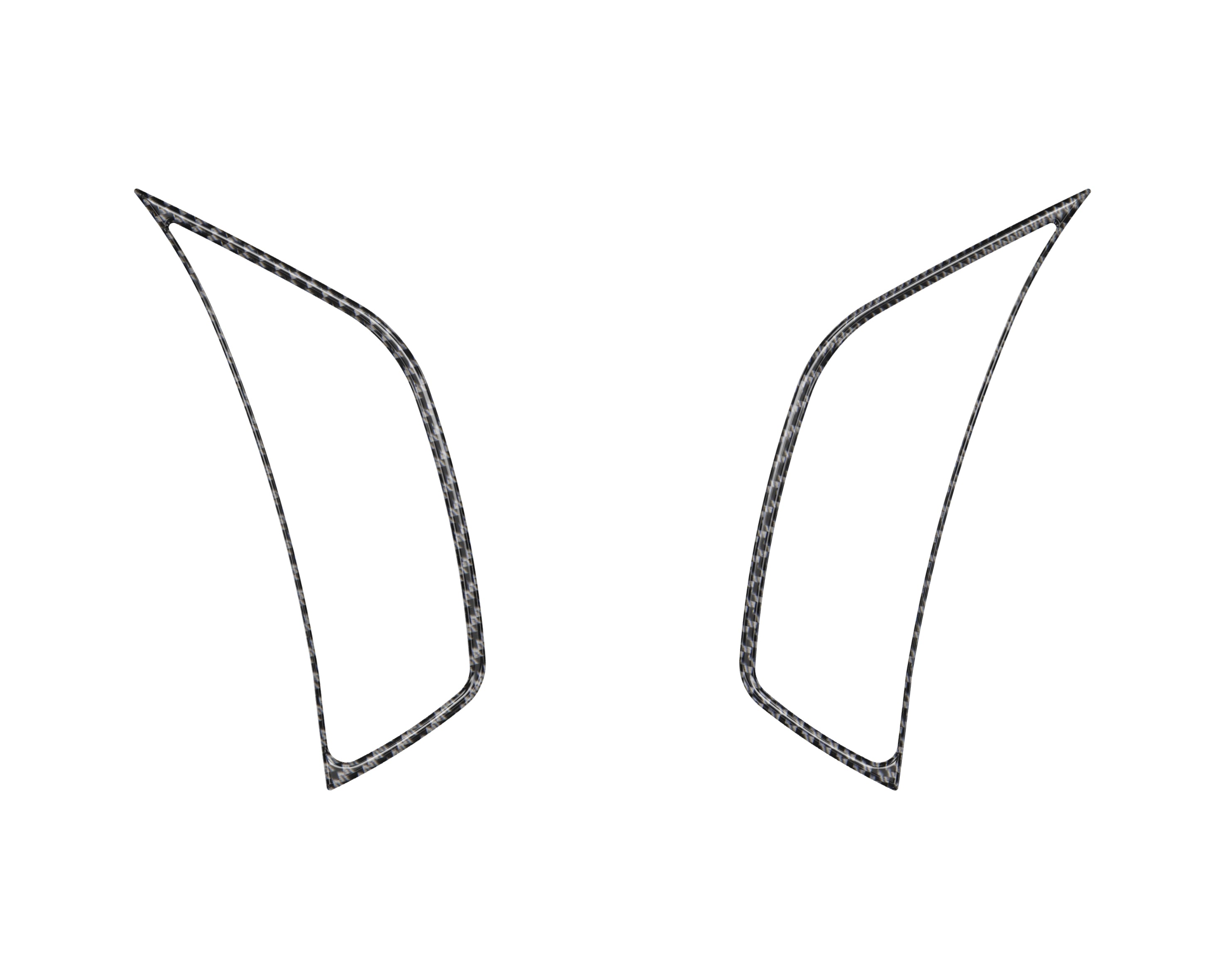 Side Vender Vent Accent Overlays Fits 2019-2026 Jeep Gladiator