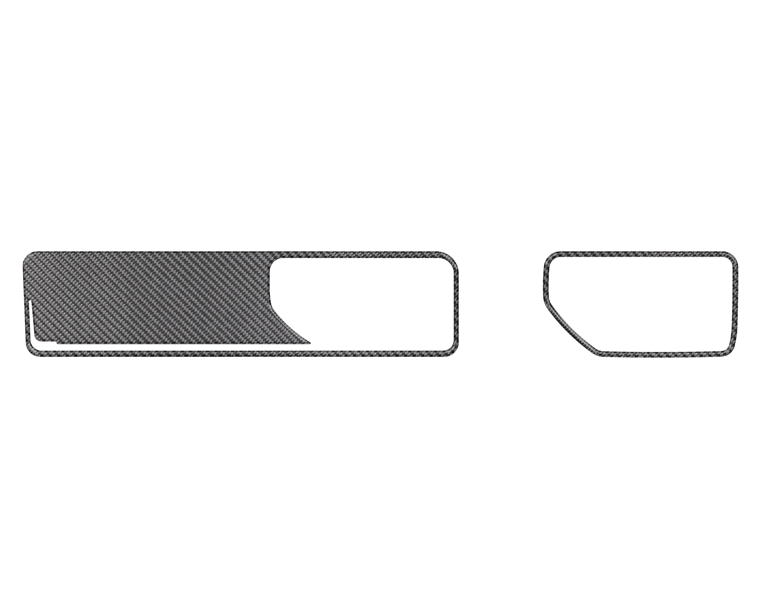 Center Cowl Accent Overlays Fits 2019-2026 Jeep Gladiator