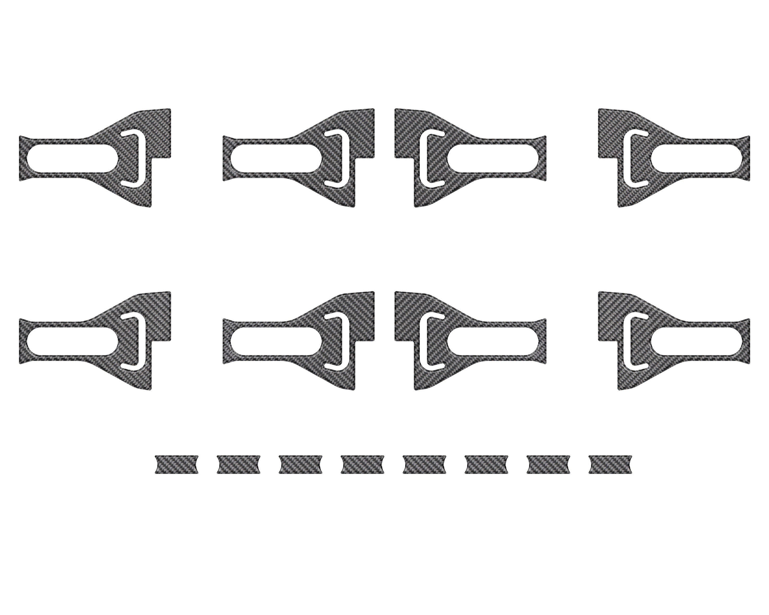 Door Hinge Overlays Fits 2019-2026 Jeep Gladiator