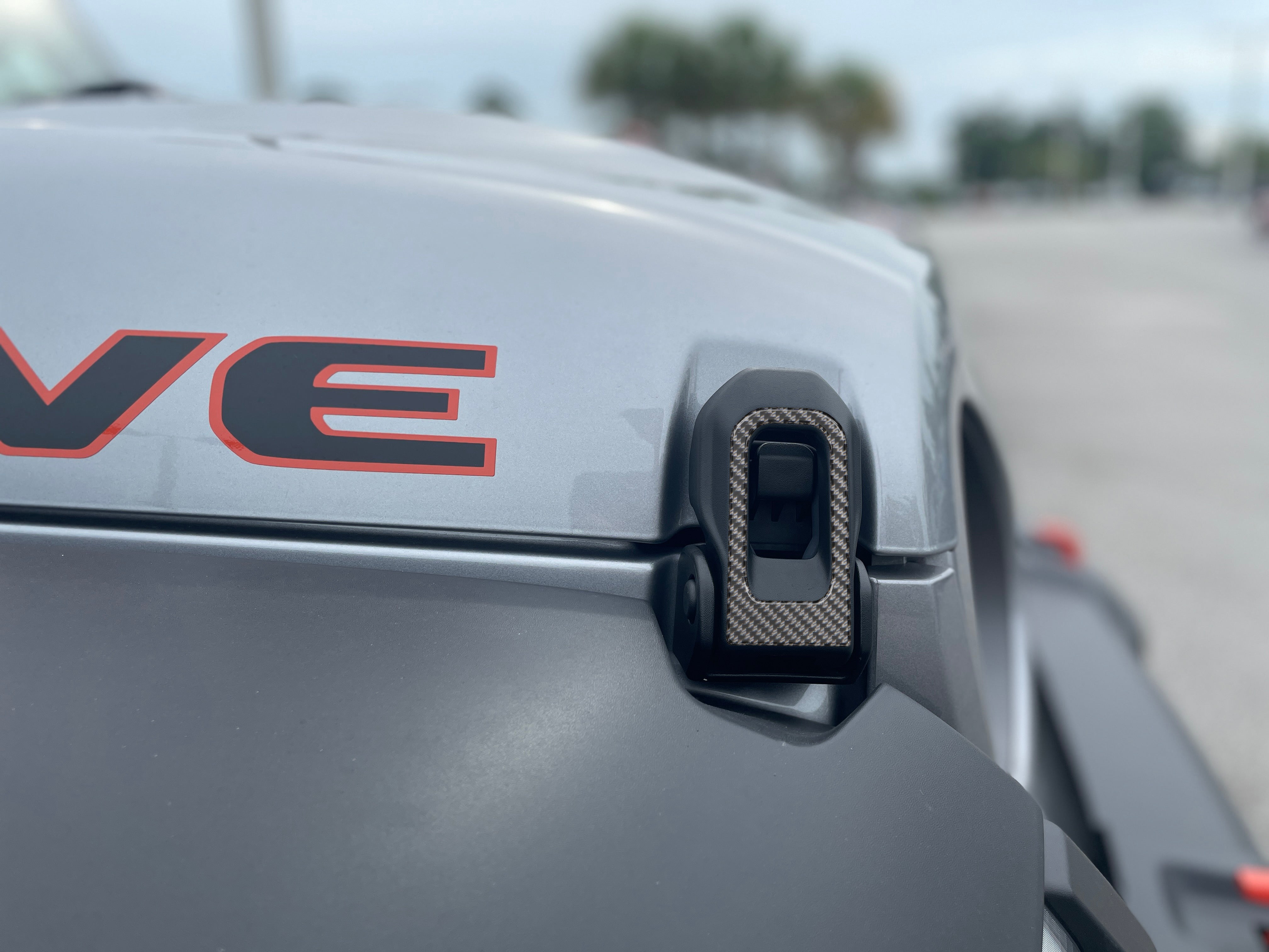 Hood Hinge Accent Overlays Fits 2019-2026 Jeep Gladiator