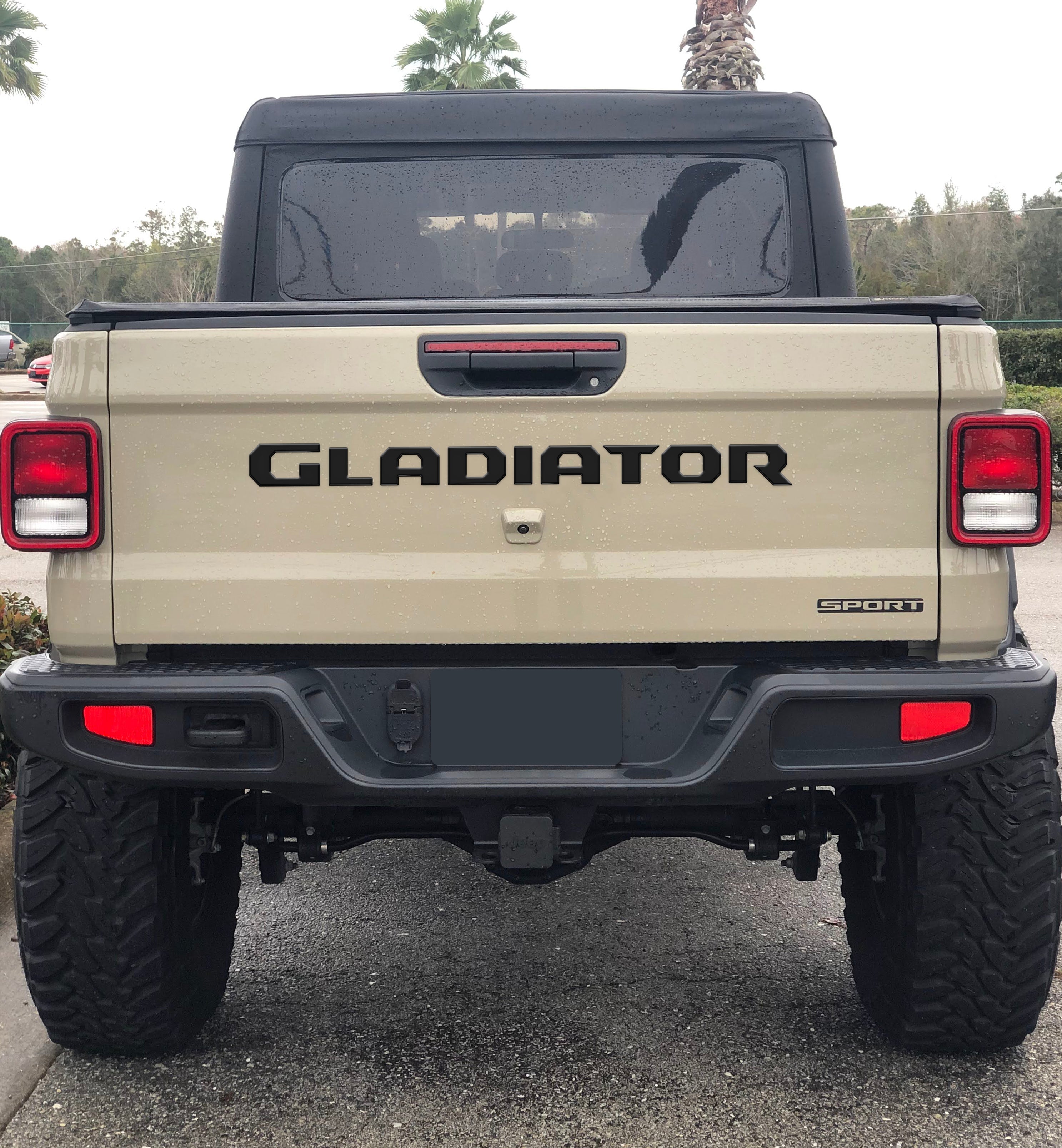 Tailgate Letter Replacement Overlays Fits 2020-2026 Jeep Gladiator