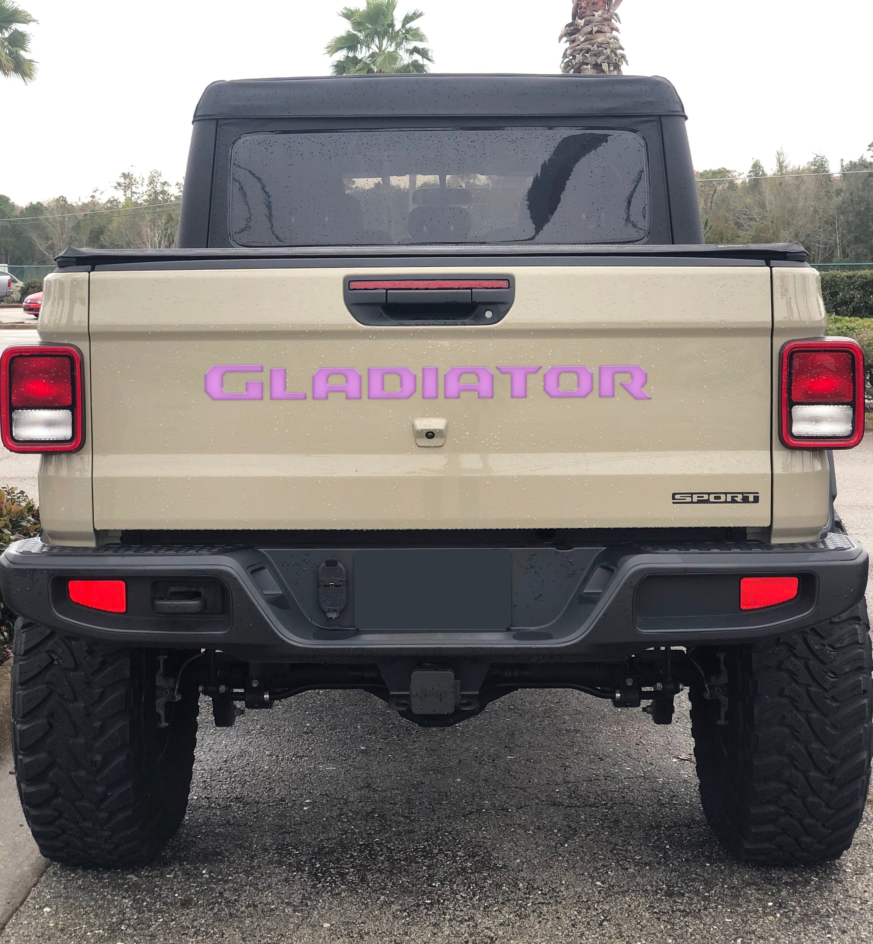 Tailgate Letter Replacement Overlays Fits 2020-2026 Jeep Gladiator