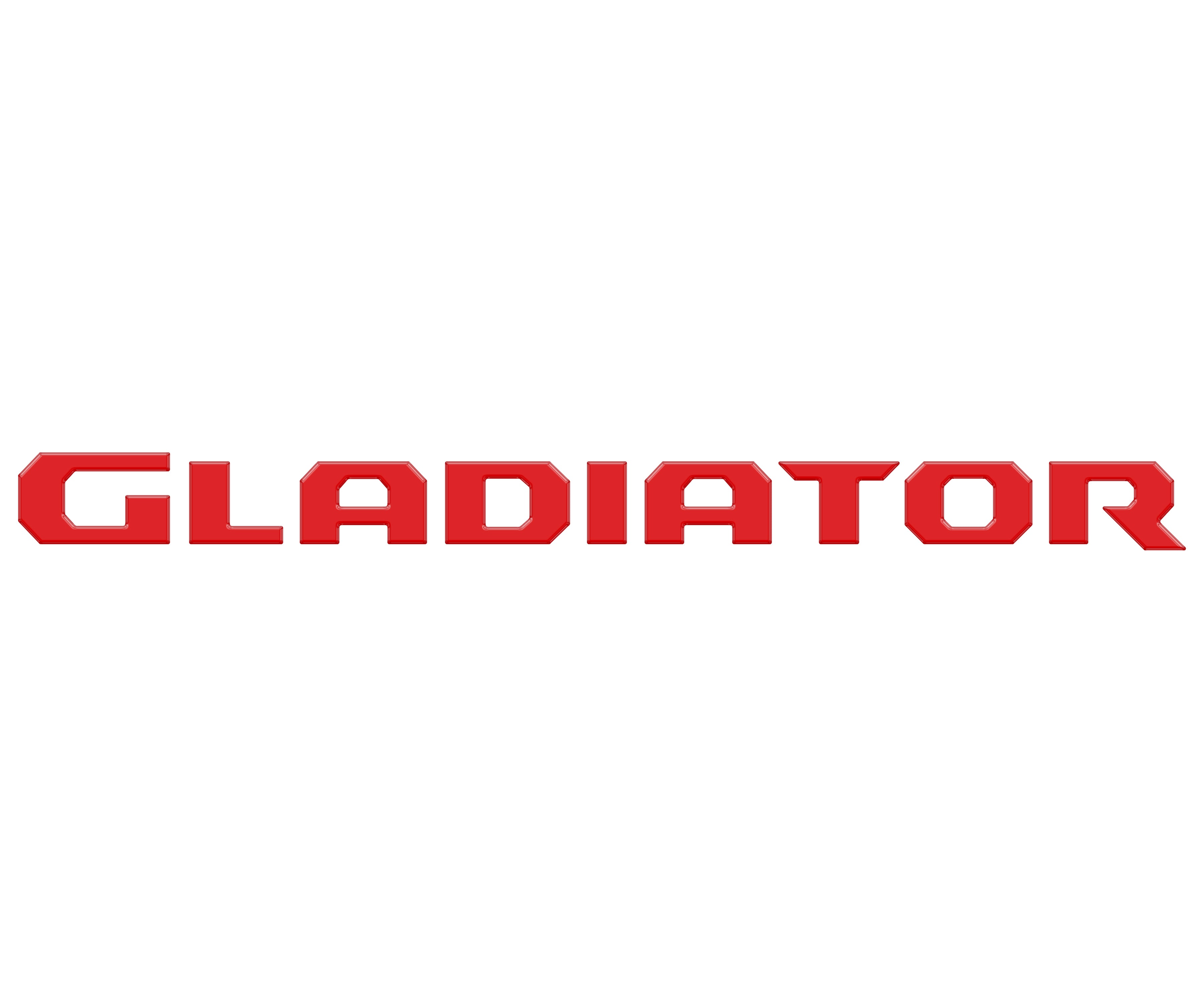 Tailgate Letter Replacement Overlays Fits 2020-2026 Jeep Gladiator