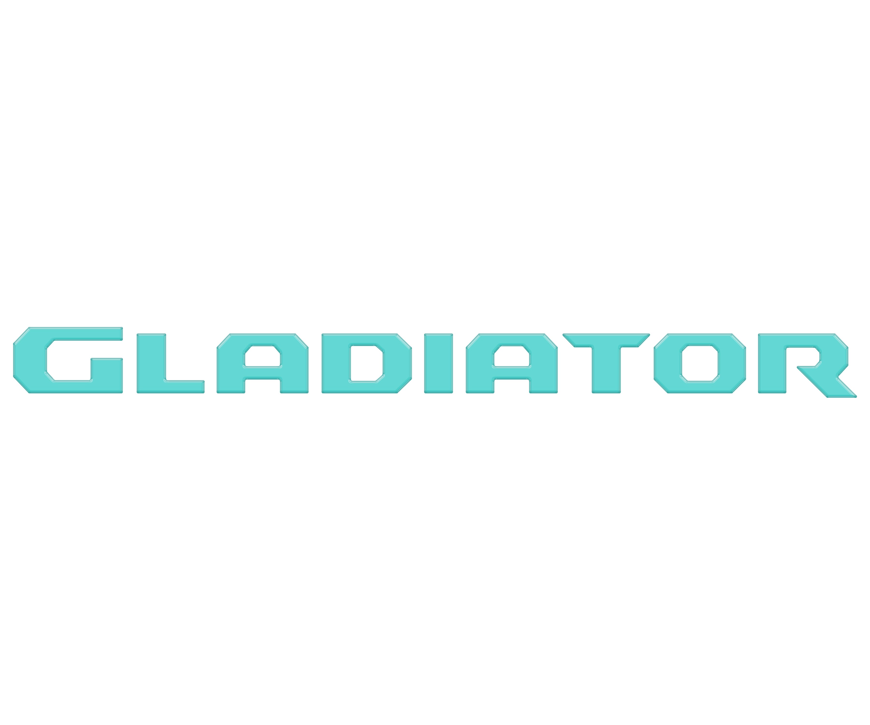 Tailgate Letter Replacement Overlays Fits 2020-2026 Jeep Gladiator