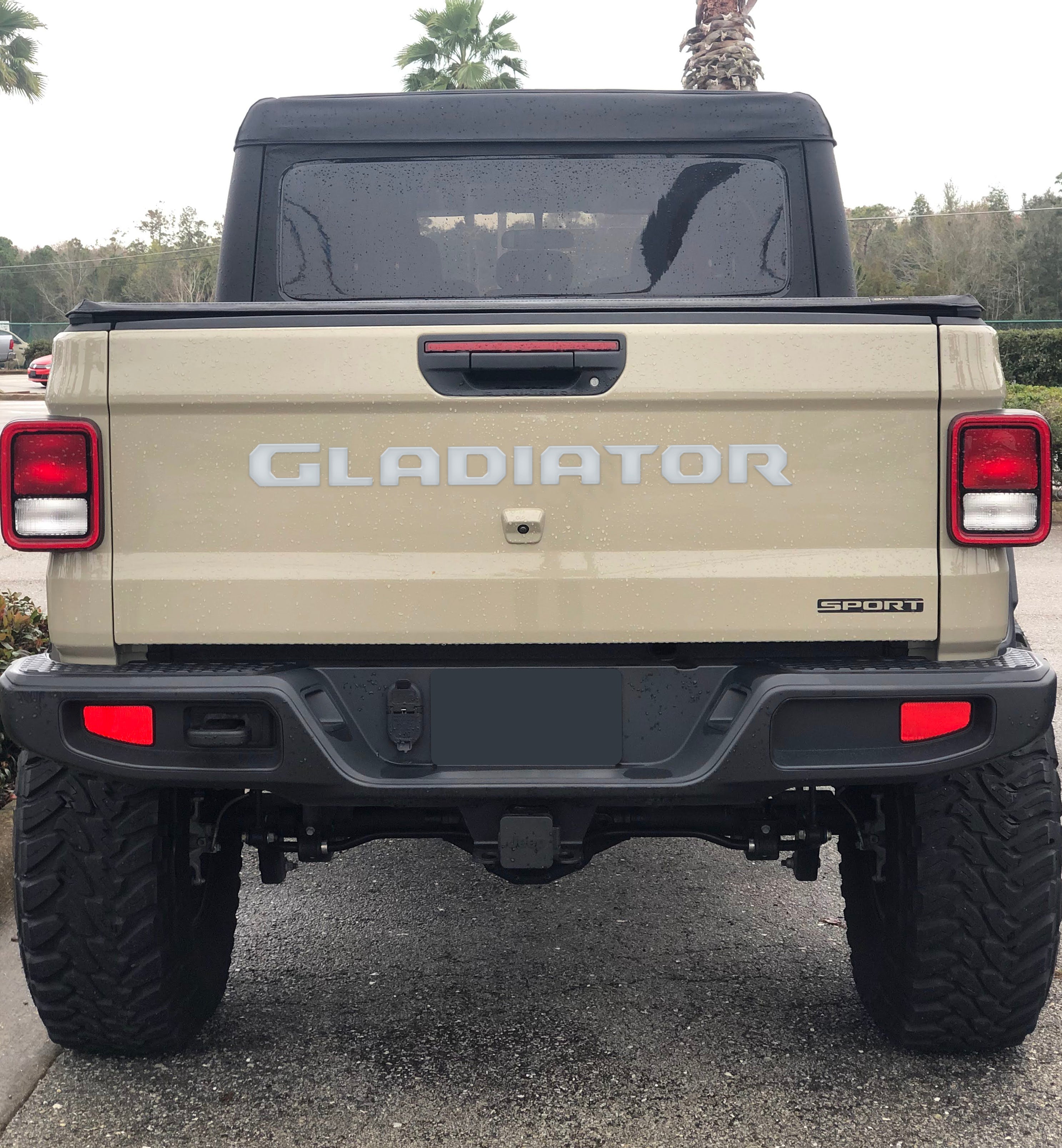 Tailgate Letter Replacement Overlays Fits 2020-2026 Jeep Gladiator