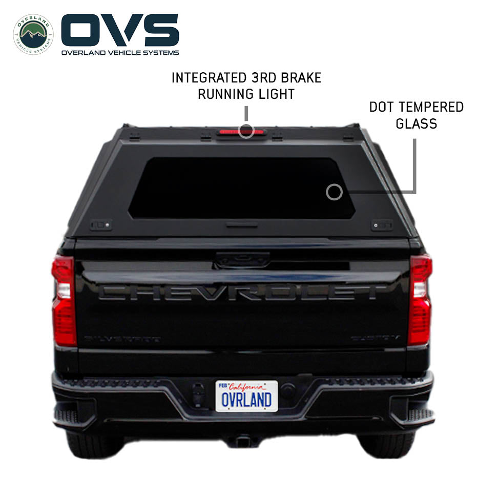 Overland Vehicle Systems Expedition PRO truck cap for 2019-2027 Chevy Silverado / GMC Sierra 1500 - view 5