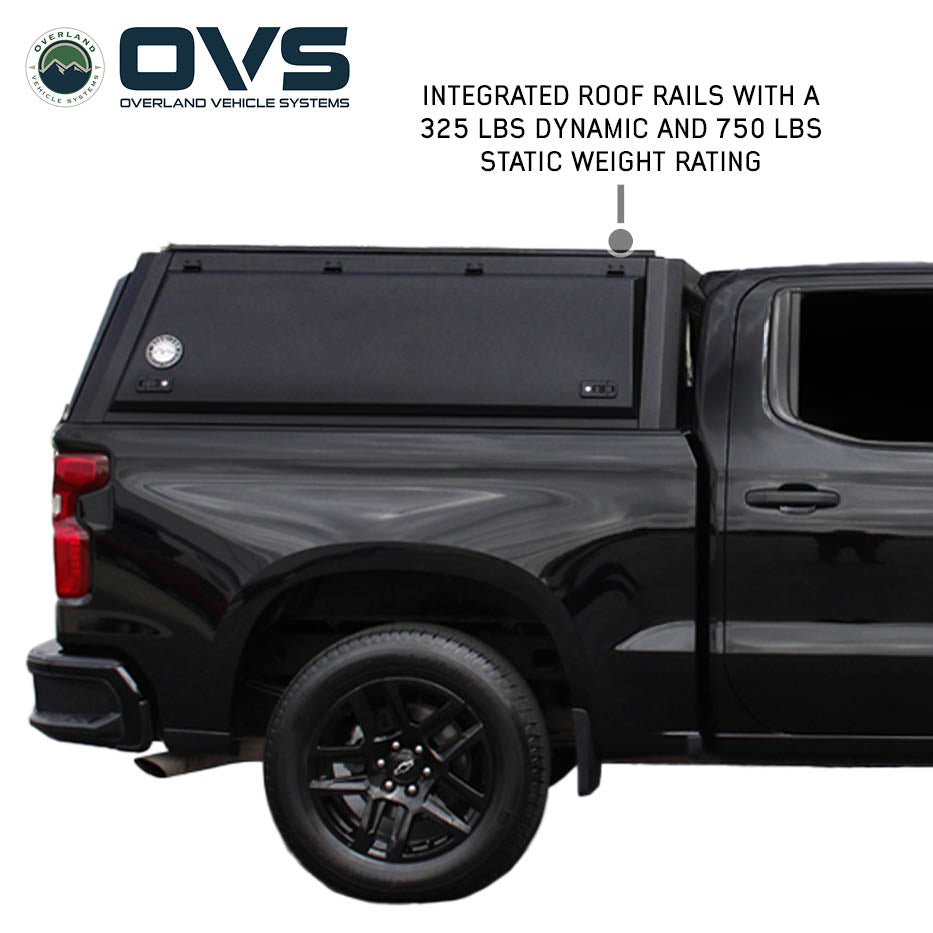 Overland Vehicle Systems Expedition PRO truck cap for 2019-2027 Chevy Silverado / GMC Sierra 1500 - view 7