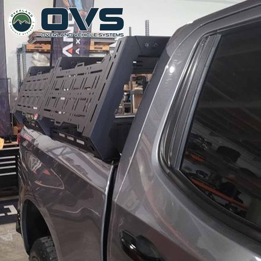 Ruff Rax modular steel bed rack with MOLLE panels for Chevy Silverado / GMC Sierra 1500 5.7 ft bed (2019-2027) - view 3