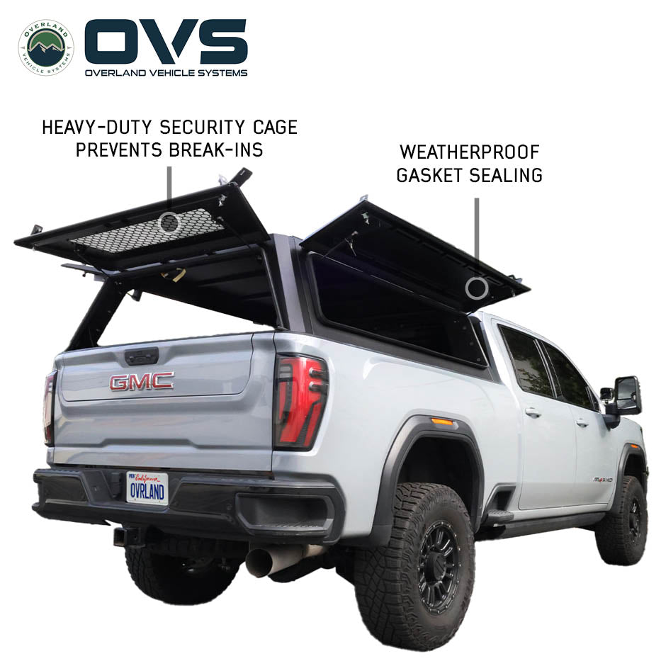 OVS Expedition PRO stainless steel truck cap for 2020-2027 Chevy Silverado / GMC Sierra 2500/3500 HD 6.9 ft bed - view 3