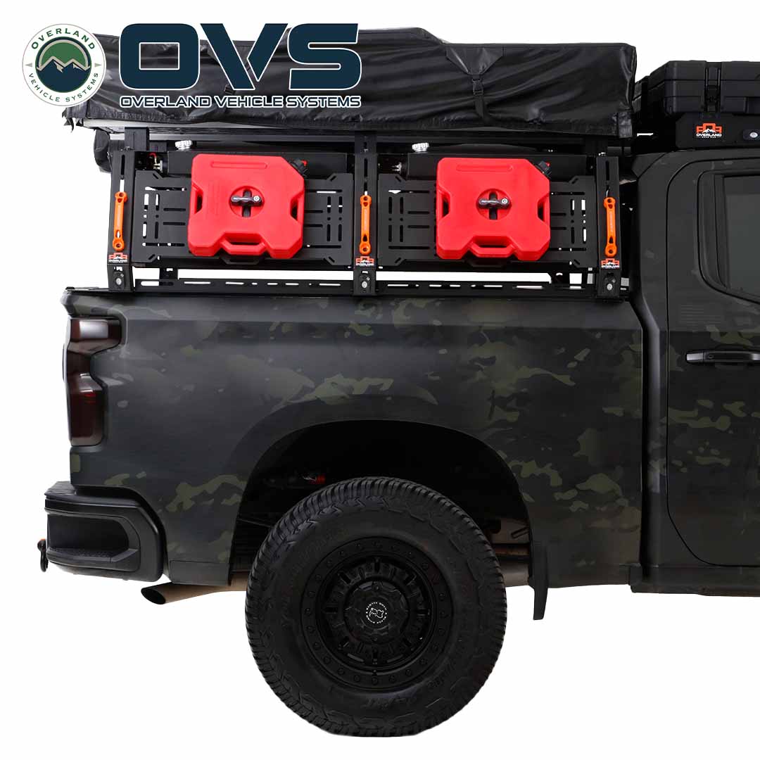 Ruff Rax modular steel bed rack with MOLLE panels for Chevy Silverado / GMC Sierra 2500 / 3500 HD 6.9 ft bed (2020-2027) - view 3
