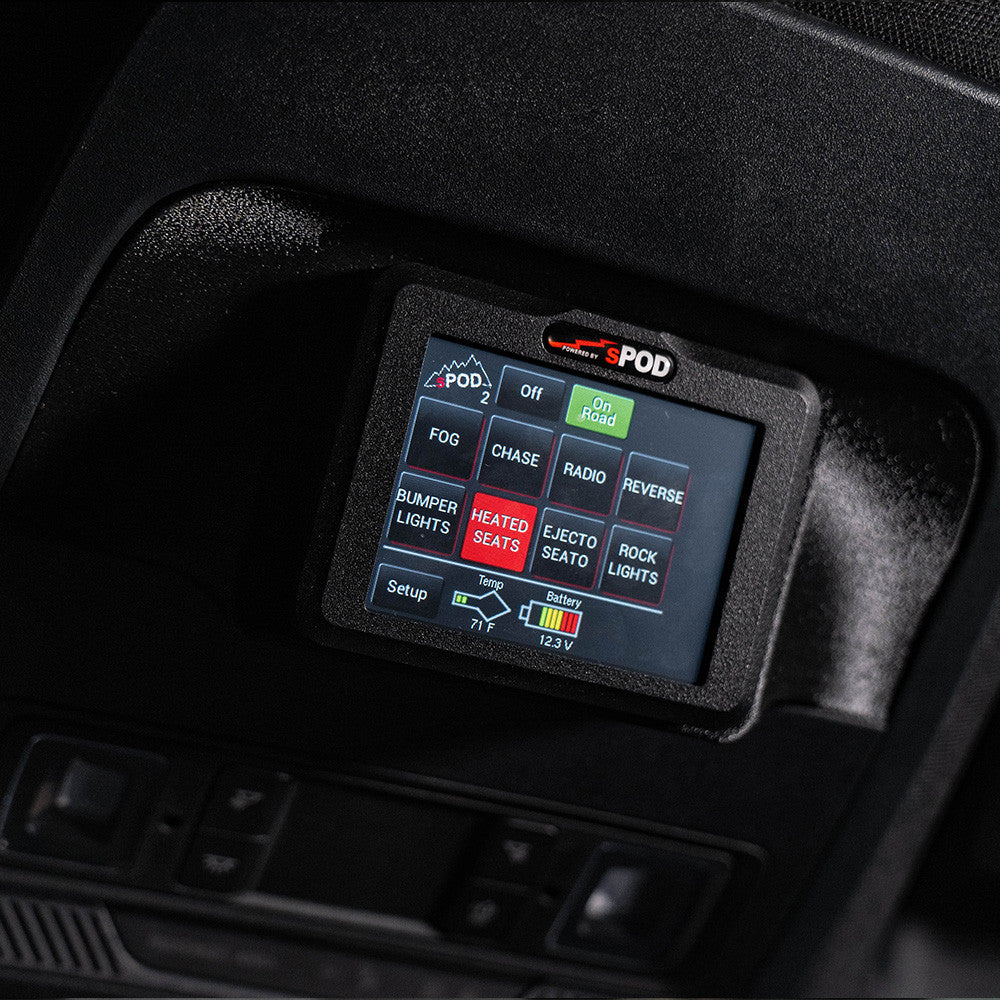Baja Designs sPOD Touchscreen BantamX kit for 2021-2026 Ford F-150 and Raptor