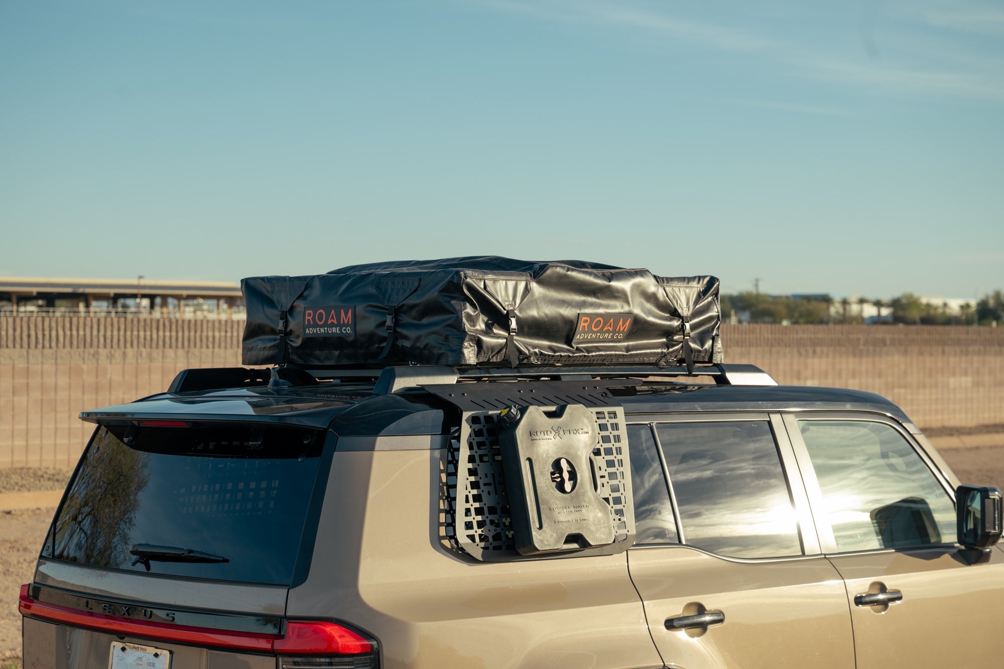 GX-550-and-LC-250-Exterior-Molle-Panel-and-crossmembers-For-Factory-Roof-Rails-1 - NVMOS