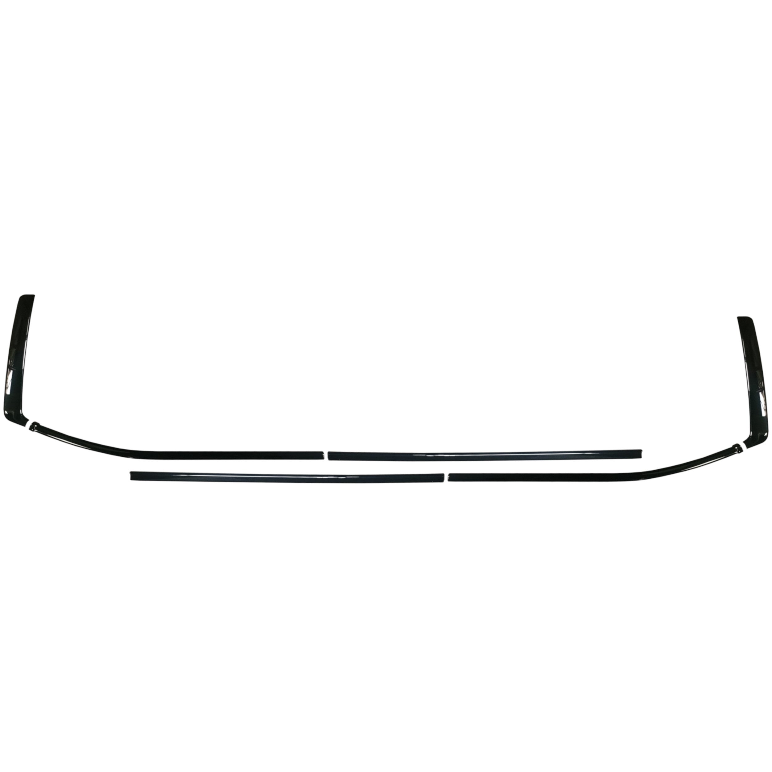 Toyota Tundra Window Trim Chrome Delete kit in gloss black