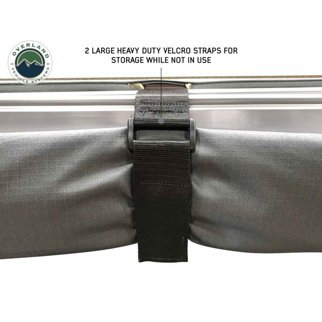 HD Nomadic 270 LT Awning - Dark Gray With Black Travel Cover Universal