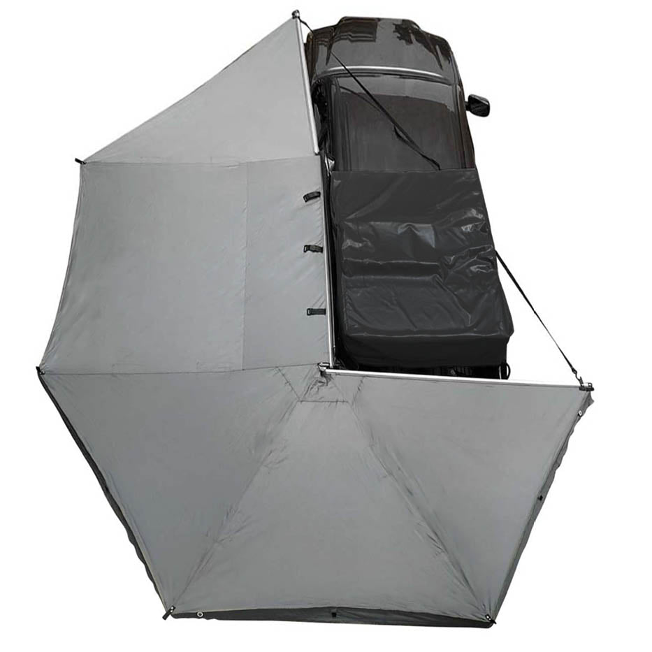 Overland Vehicle Systems HD Nomadic 270 degree awning driver side in dark grey