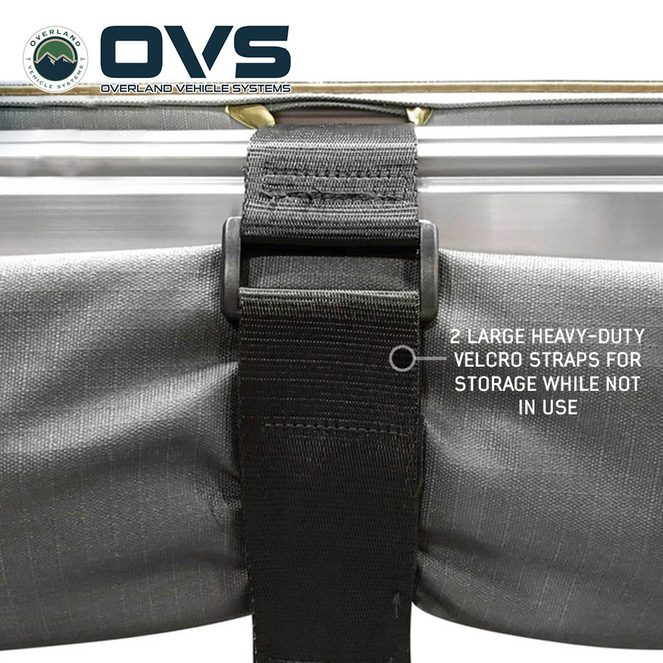 Overland Vehicle Systems HD Nomadic 270 LT awning, driver side, dark gray - view 7