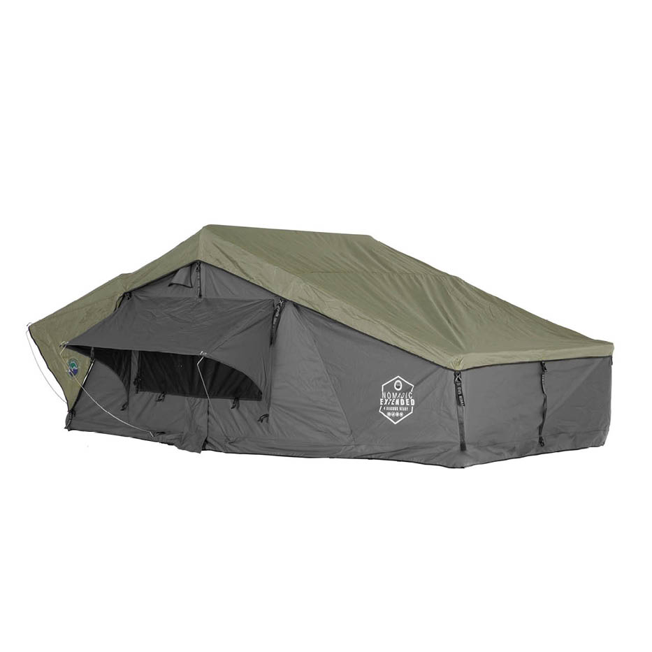Overland Vehicle Systems HD Nomadic Extended soft shell roof top tent