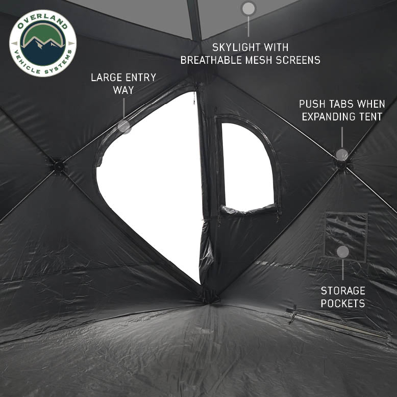 OVS Hub Centric ground tent with grey rainfly - view 5