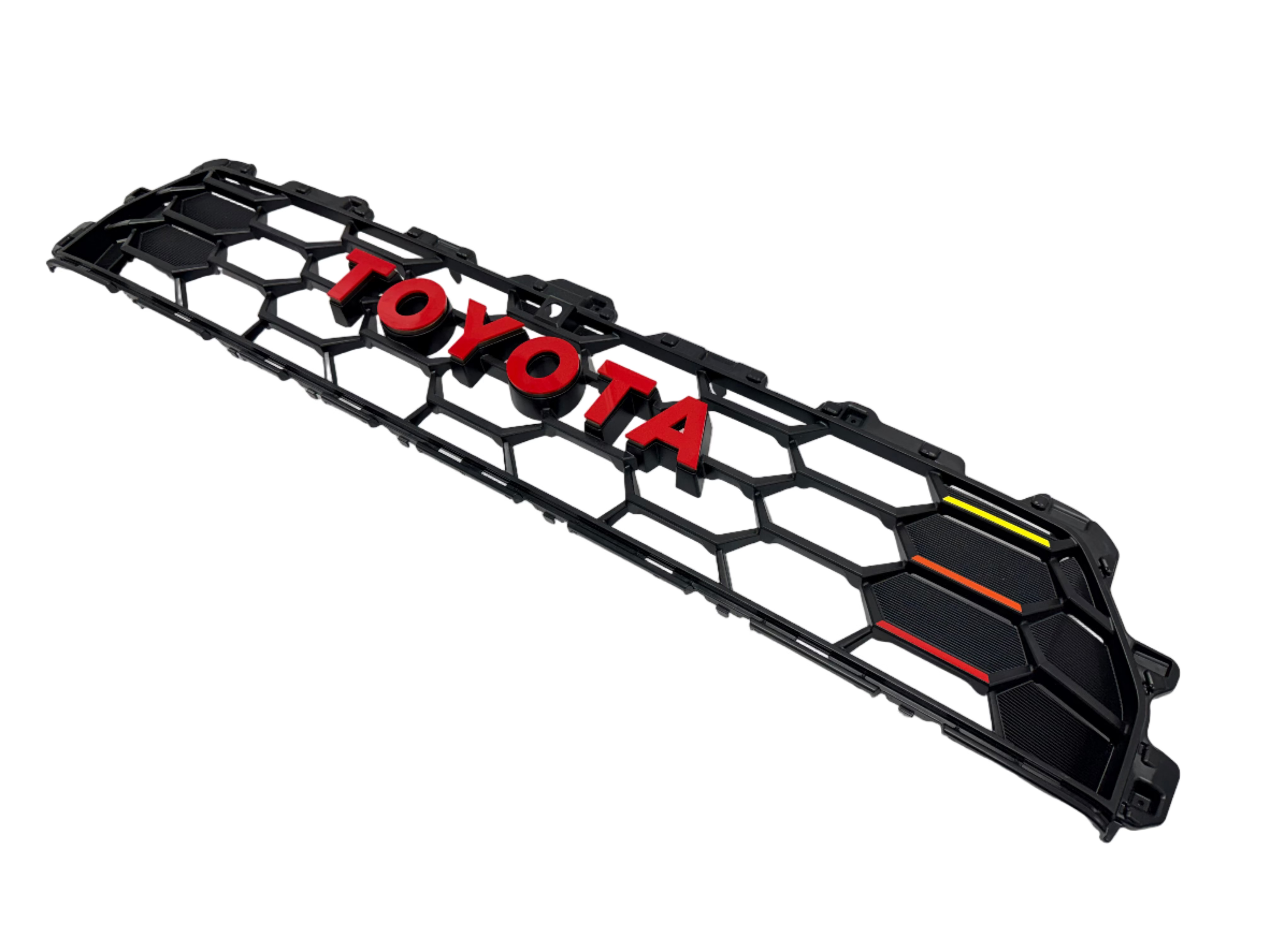 Tri Color TRD Style Grille Overlays - 2025+ 4Runner (TRD Grille)