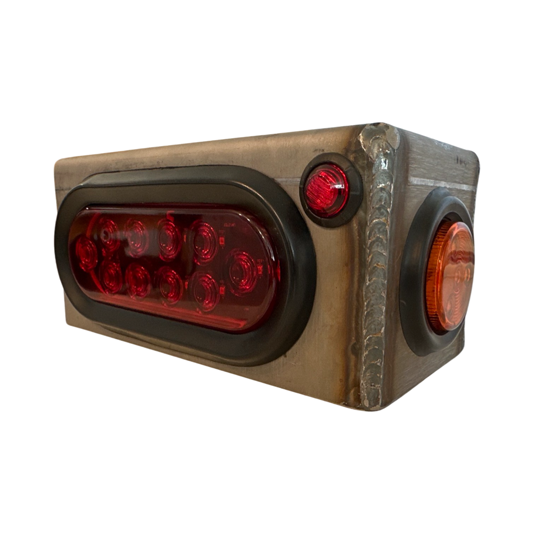 Heavy Duty LED Trailer Tail Light Kit 3/16 Steel
