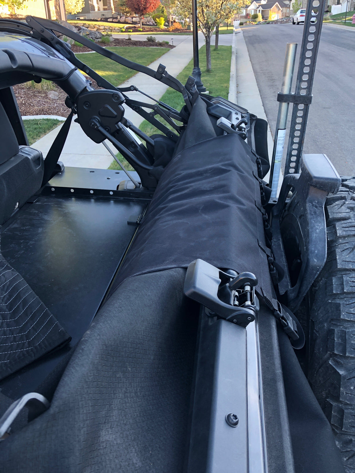 Diabolical Soft Top Cover - Jeep Wrangler (Folded Soft Top Over Slipstream)