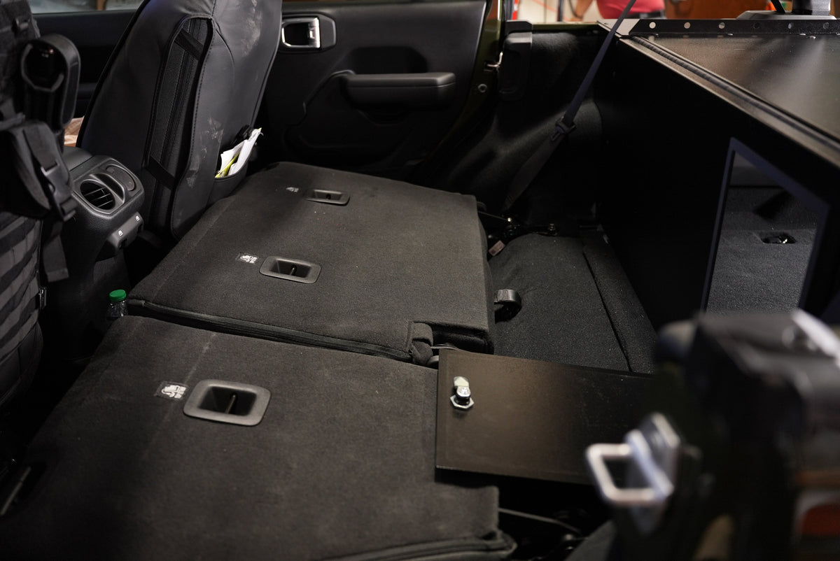 Diabolical Inc Slipstream for 2024-up Jeep Wrangler JLU, tie-down rails on top