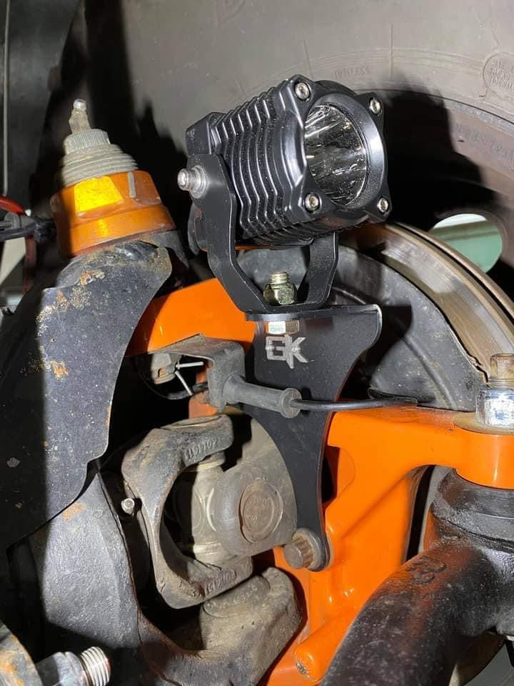 GateKeeper Off-Road 2007-2018 Jeep Wrangler JK Steerable Knuckle Pod Light Mounts Fits Dana 30/44 Axles