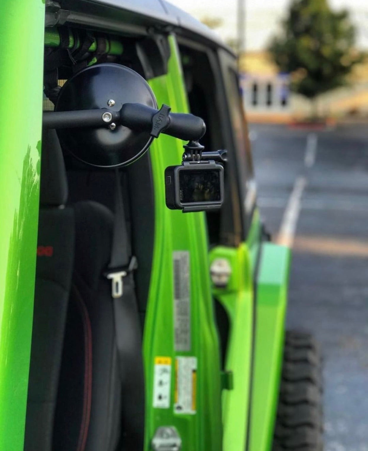 Espejos laterales de pilar A para Jeep CMM Offroad 2024 Gladiator/JT con montaje en base para conductor y pasajero