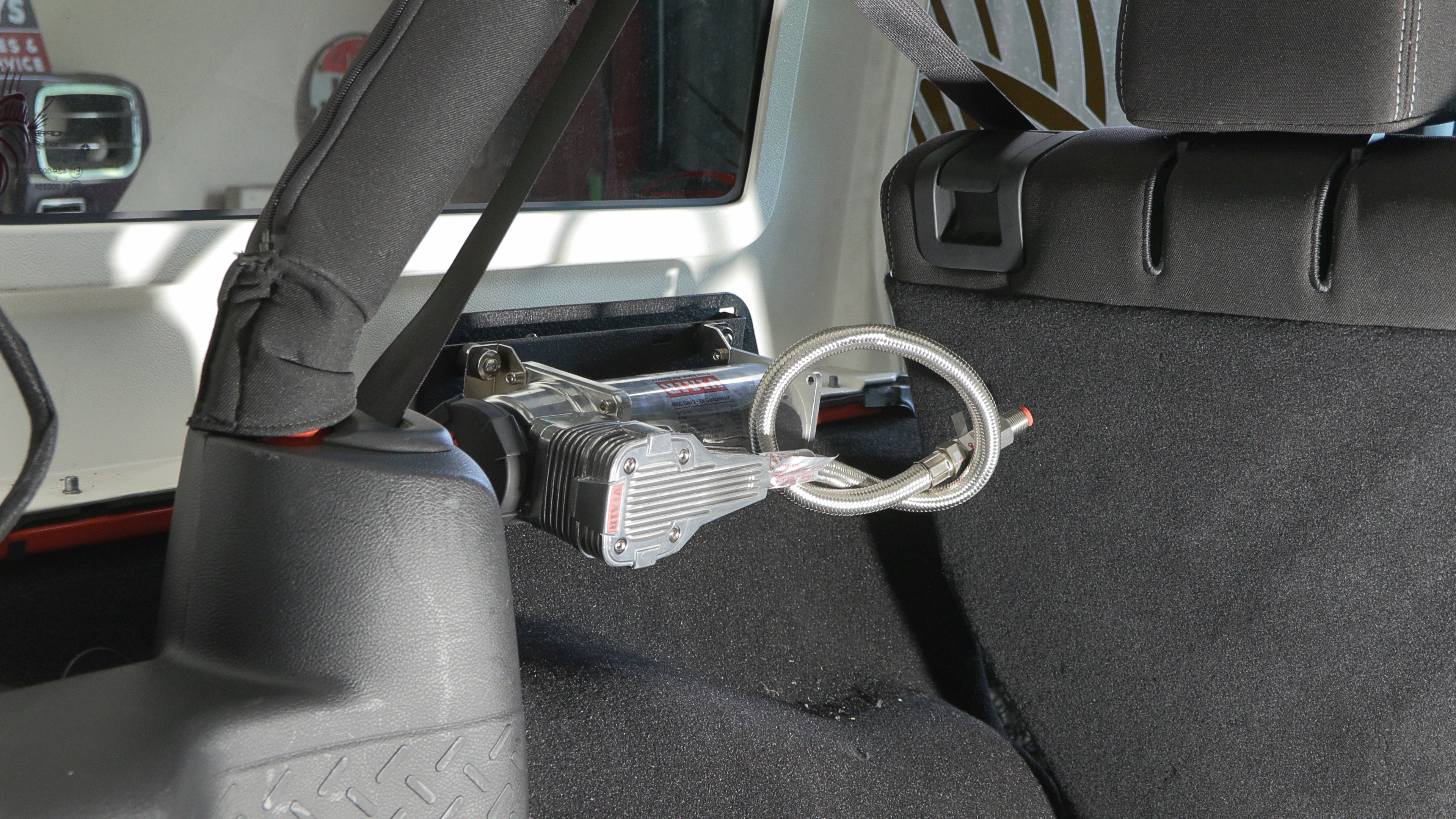 Fishbone Offroad Rear Trunk Compressor Mount - 2007-2018 Jeep Wrangler Unlimited (ARB/VIAIR) FB25468