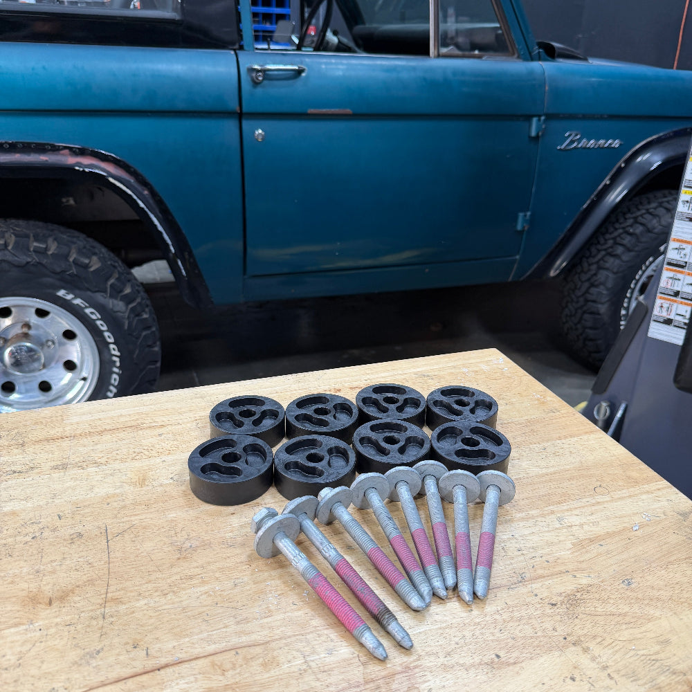 S&B 1" body lift kit for 1966-1977 Ford Bronco