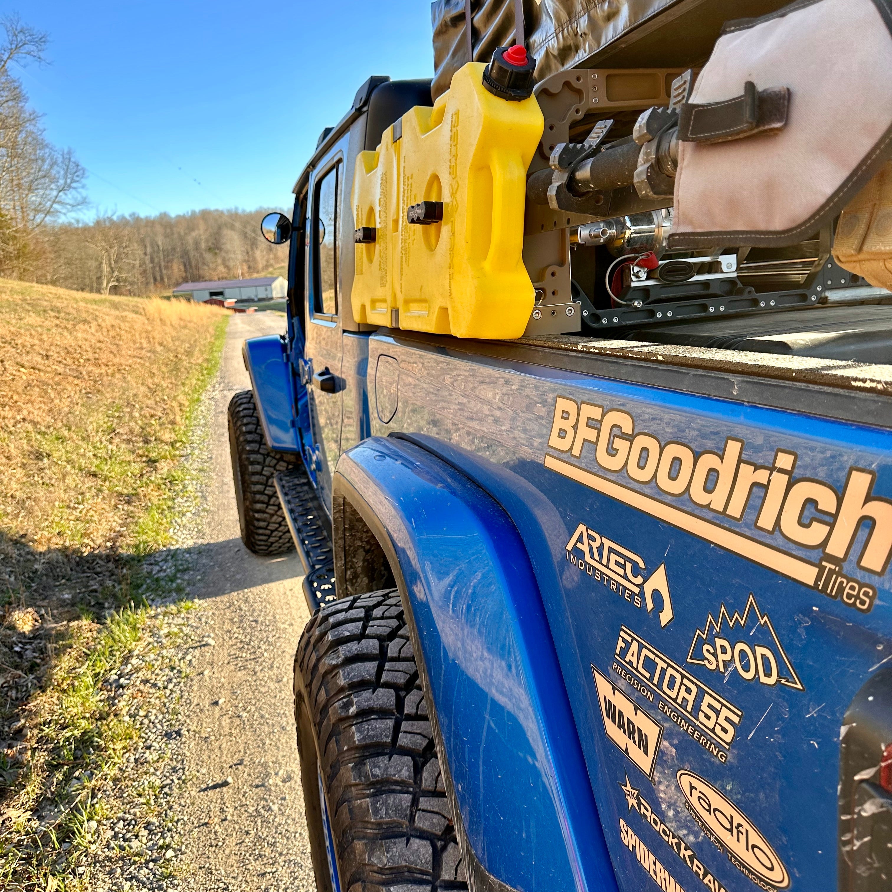 Espejos laterales desmontables de 8 pulgadas para todoterrenos CMM (no incluye soportes para espejos)