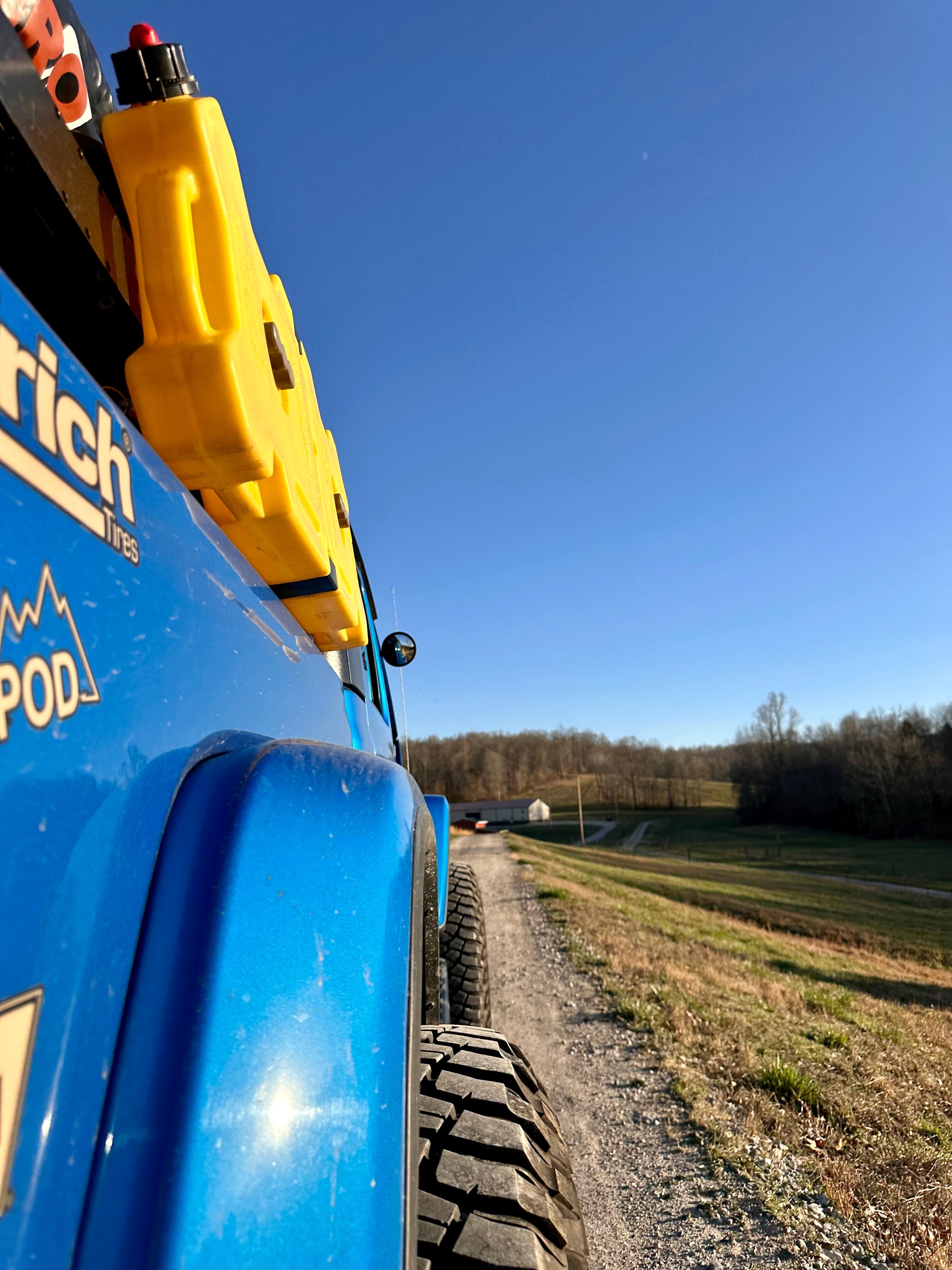 Espejos laterales desmontables de 8 pulgadas para todoterrenos CMM (no incluye soportes para espejos)