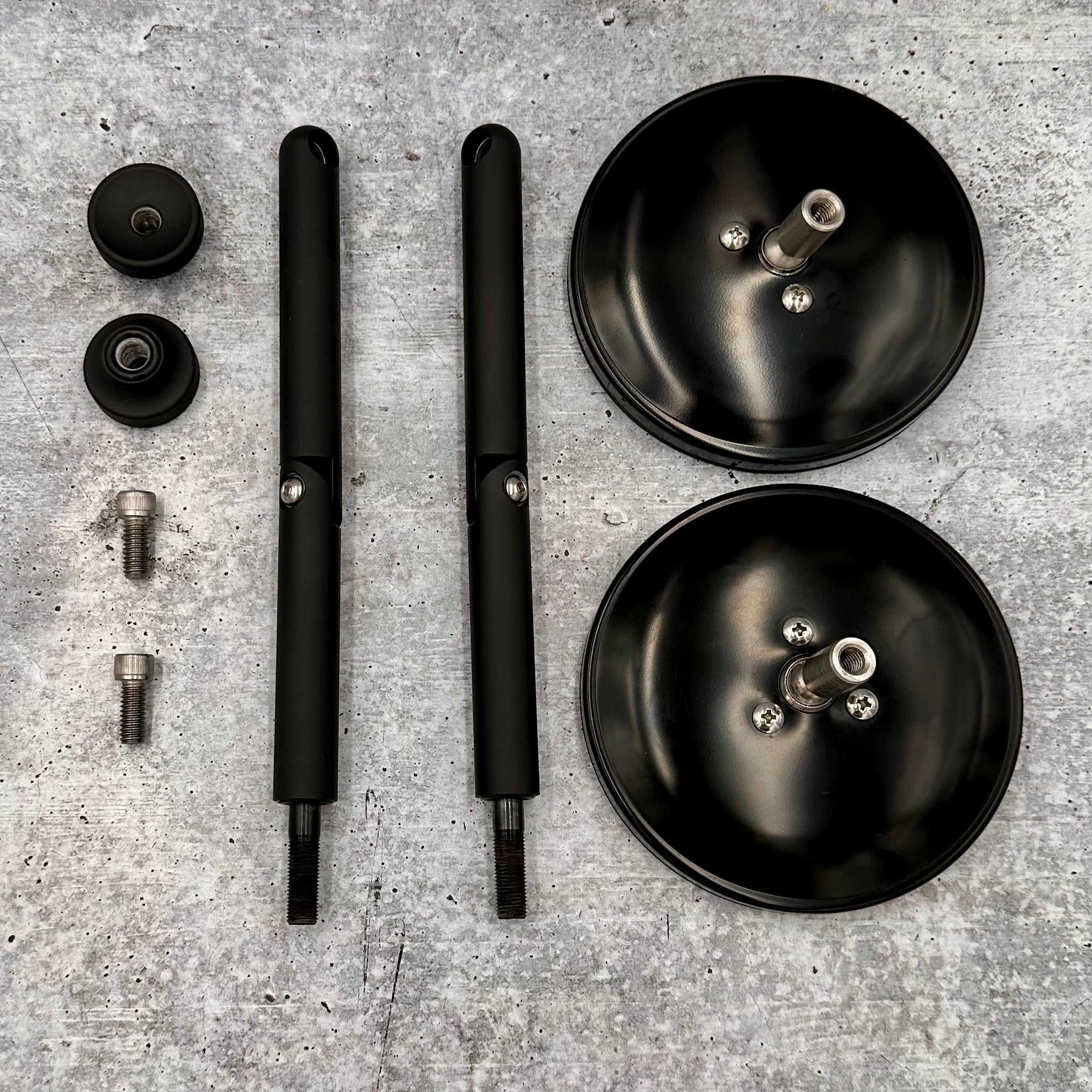 Espejos laterales separables de 6 pulgadas para Jeep todoterreno CMM