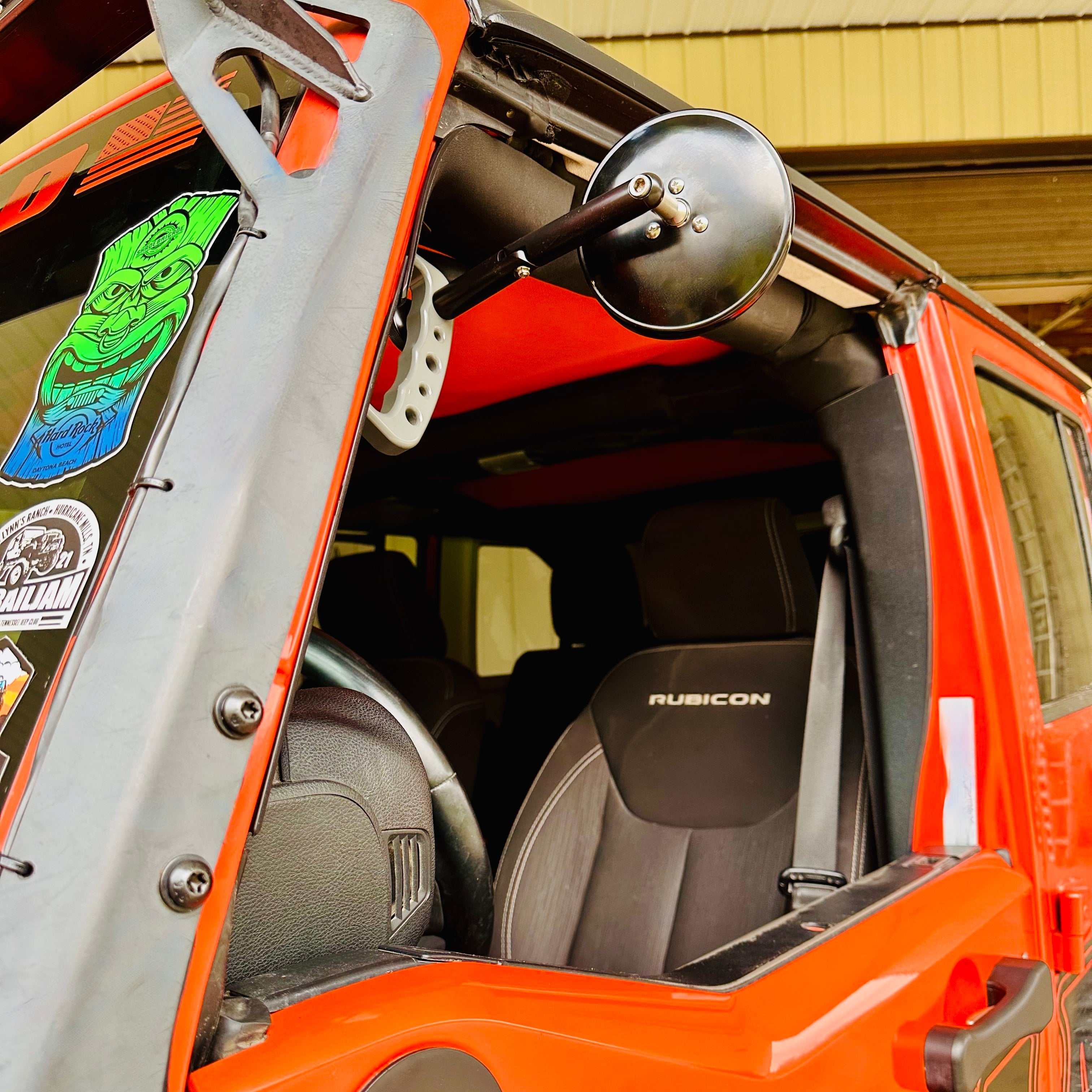 Espejos laterales separables de 6 pulgadas para Jeep todoterreno CMM