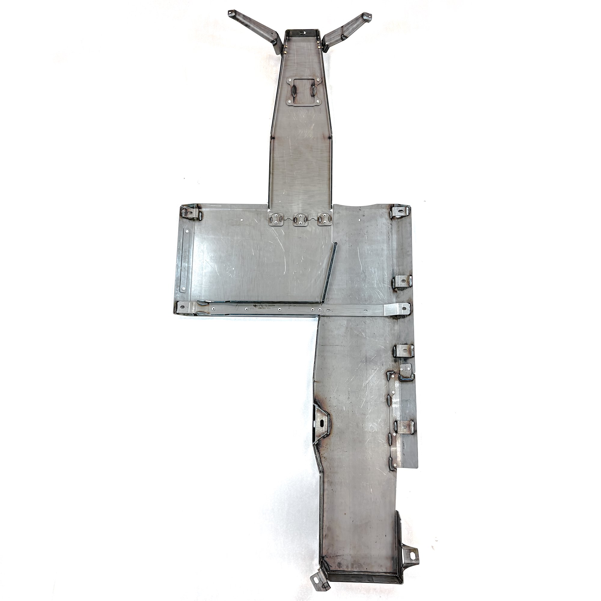 Steel skid plate for Toyota Tacoma or 4Runner undercarriage protection, overlanding gear