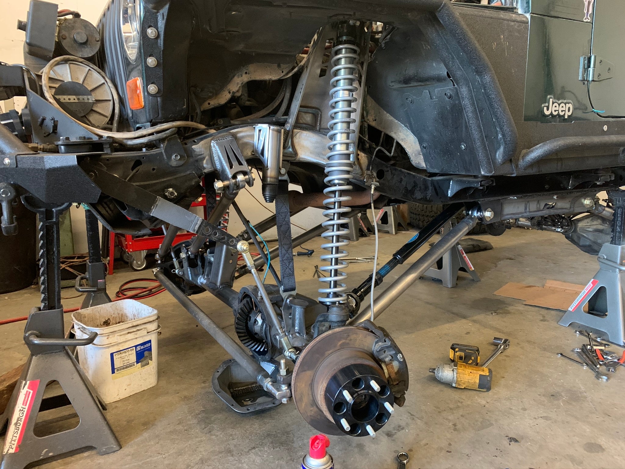 Notched Coil Over Shock Towers Pair DIY Pair 15 Degree Lean